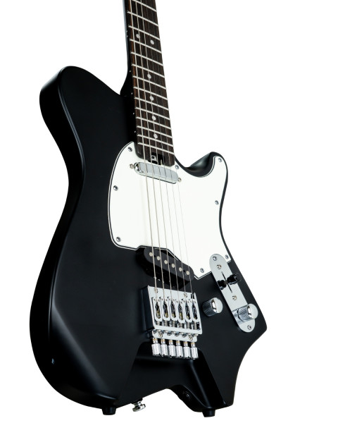 Rosewood and maple fretboard options on the Hex Guitars NT100