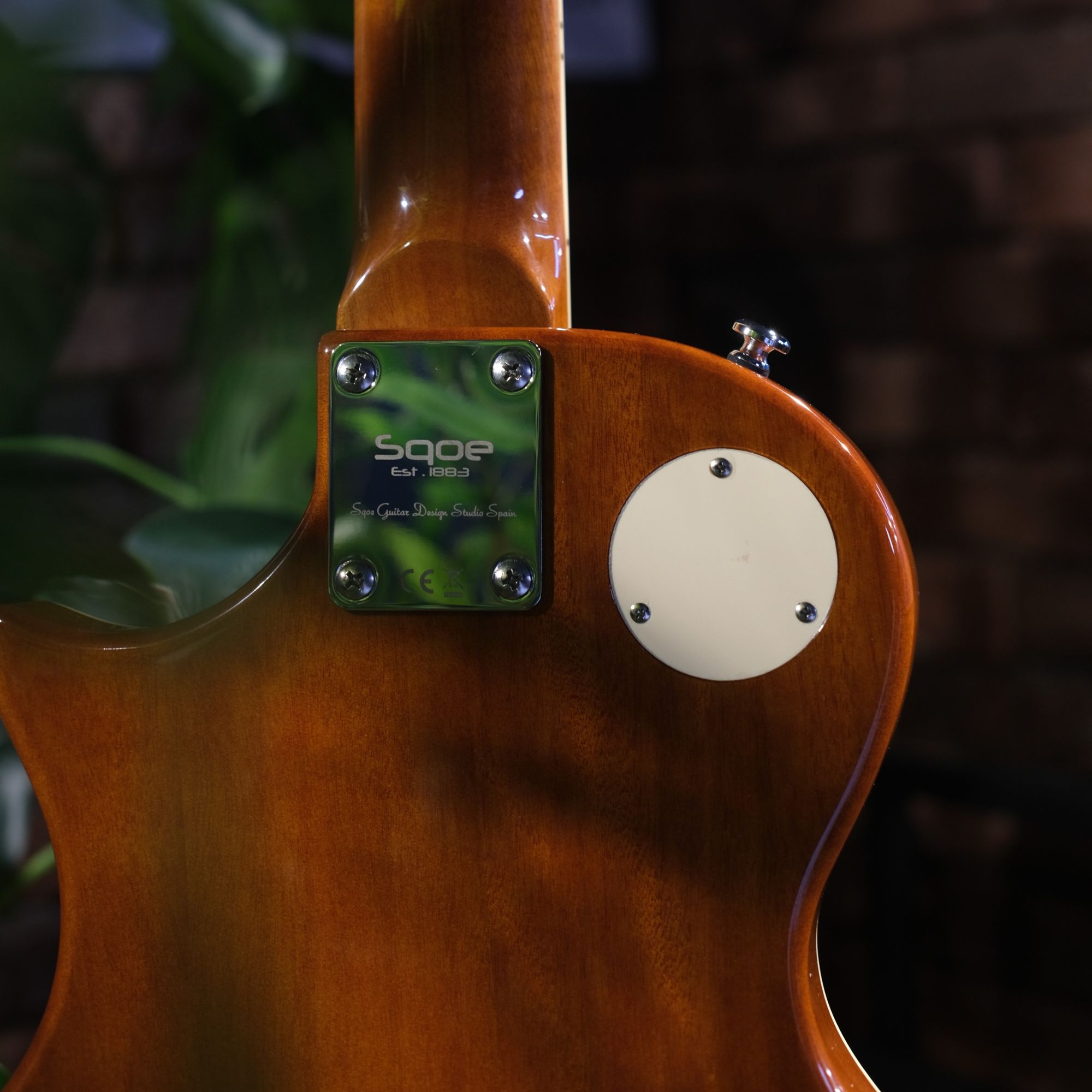 SQOE SELP110 Electric guitar Emerald Mist Les Paul Style