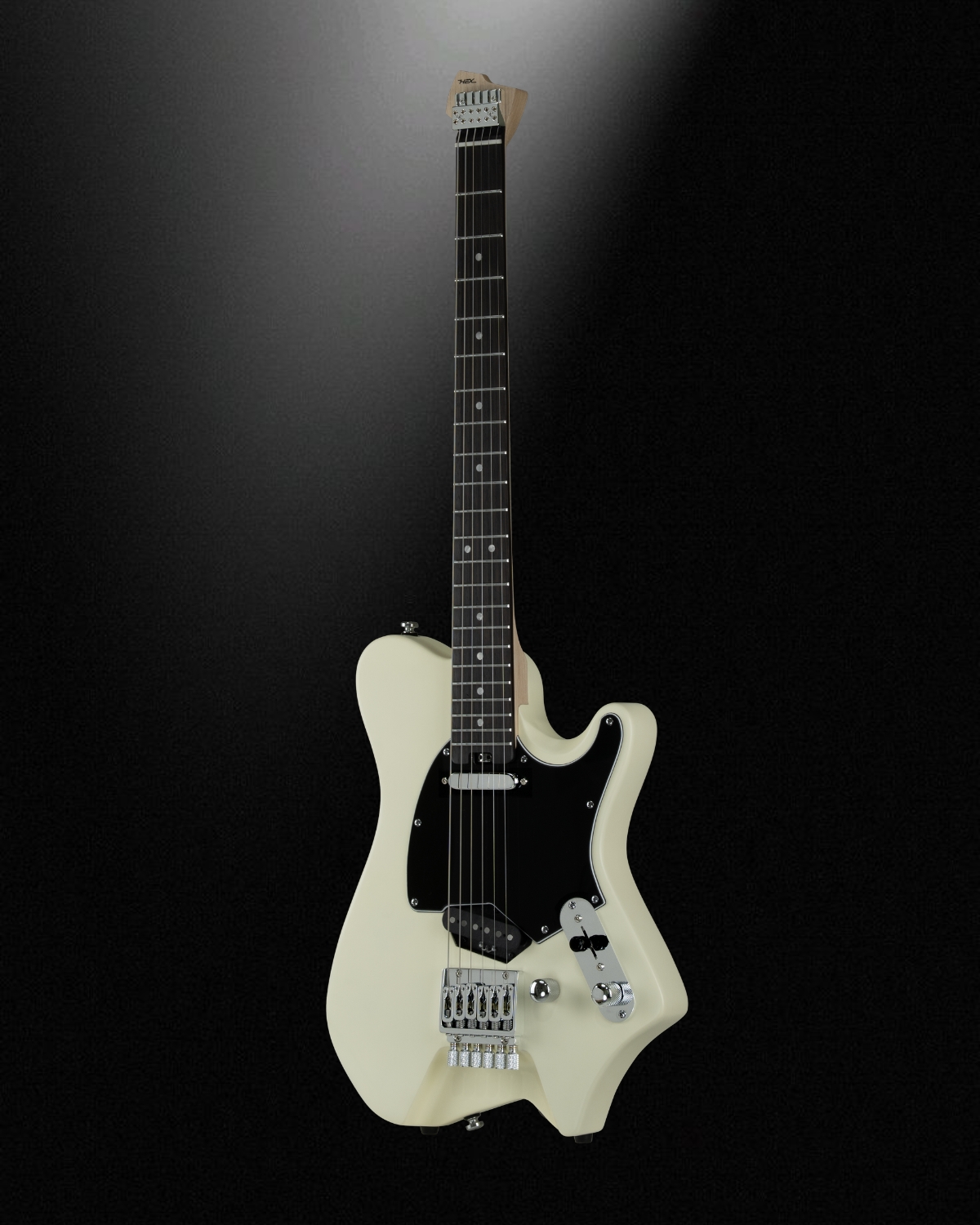 Hex Guitars NT100 SIV Ivory Headless Electric Guitar