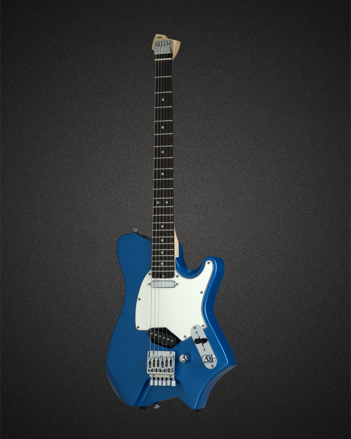 Hex Guitars NT100 SMOB Metallic Ocean Blue Headless Electric Guitar