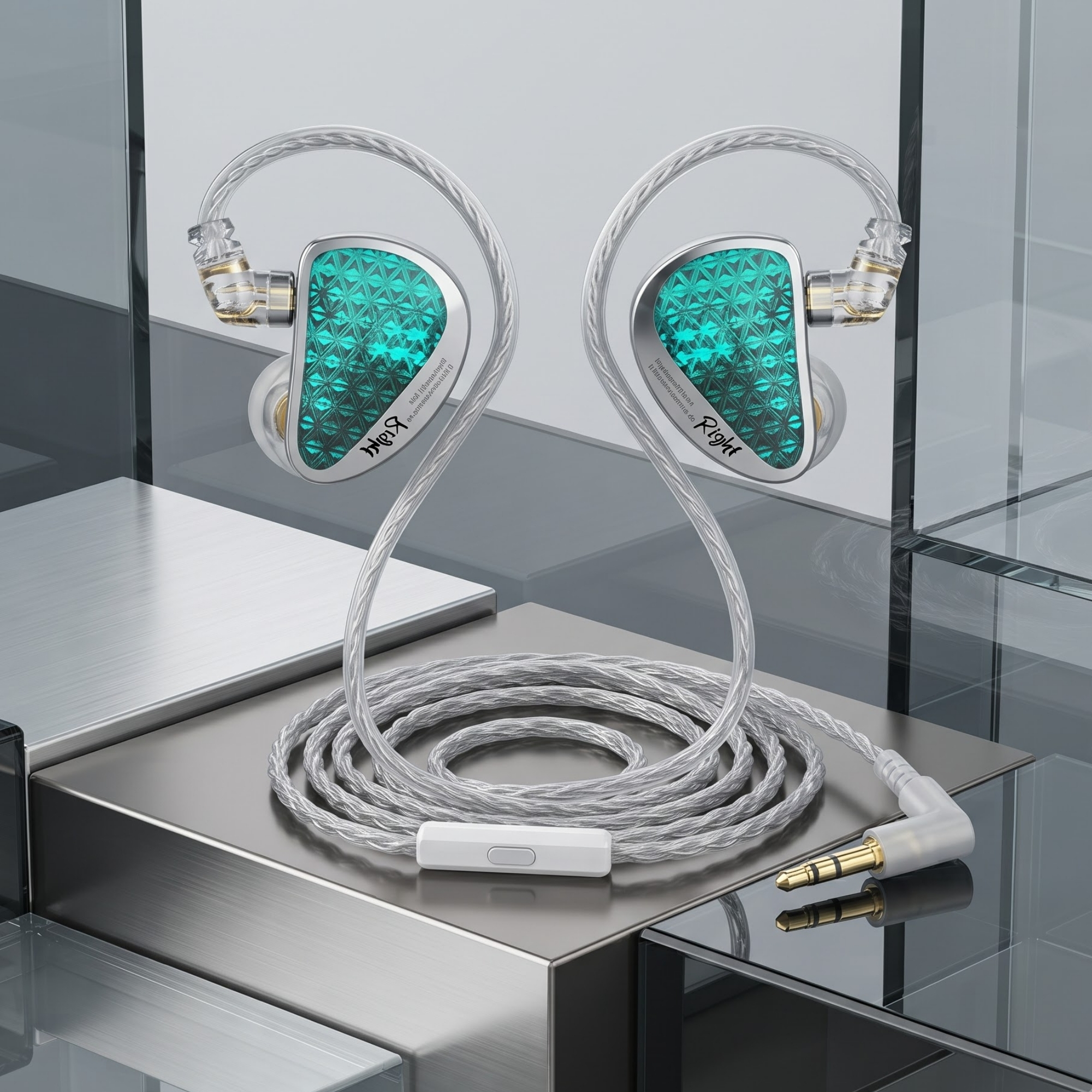 KZ AS16 Pro Cyan All-BA In Ear Monitor 16 Drivers