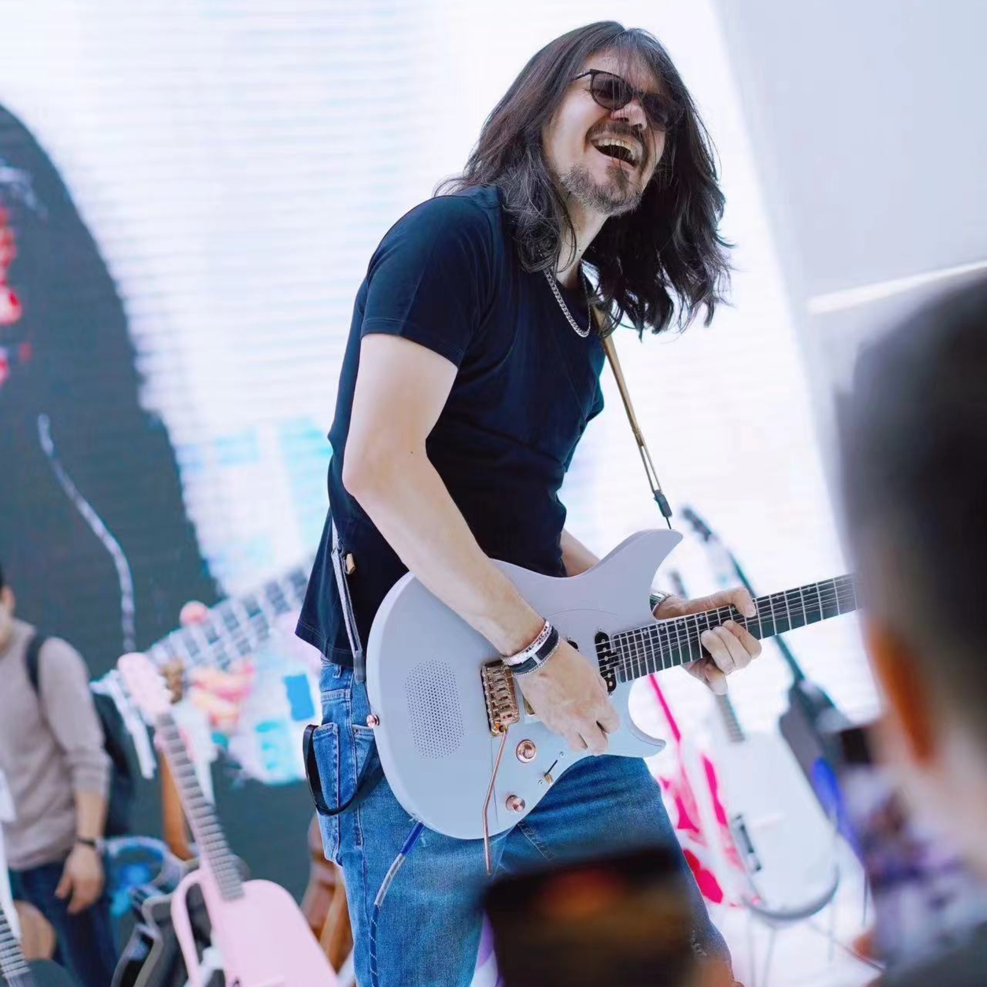 Enya Nova Inspire series Oziel smart electric guitar exclusive thickened bag Type-C charging cable