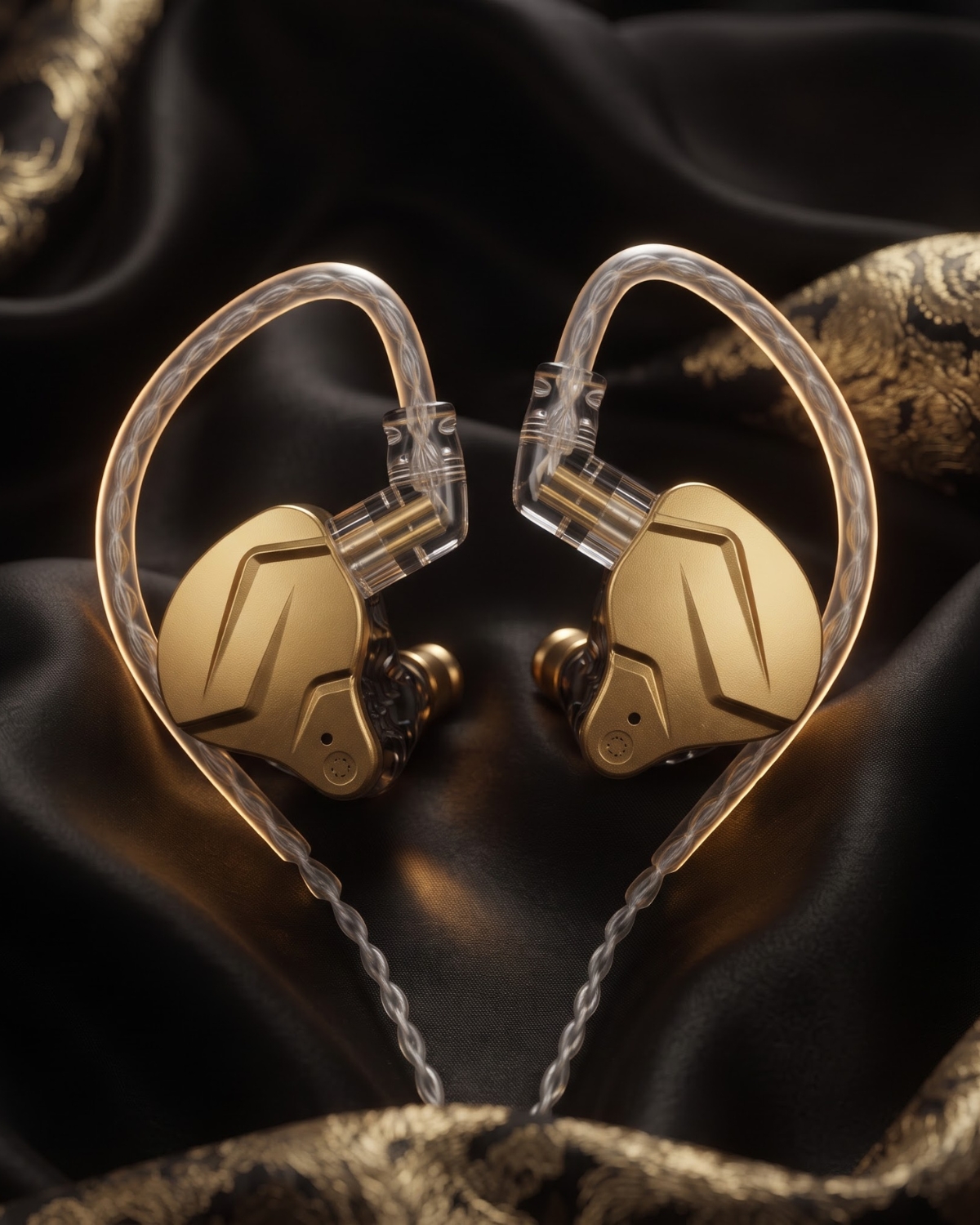 KZ ZSN Pro X Golden Hybrid In ear monitors