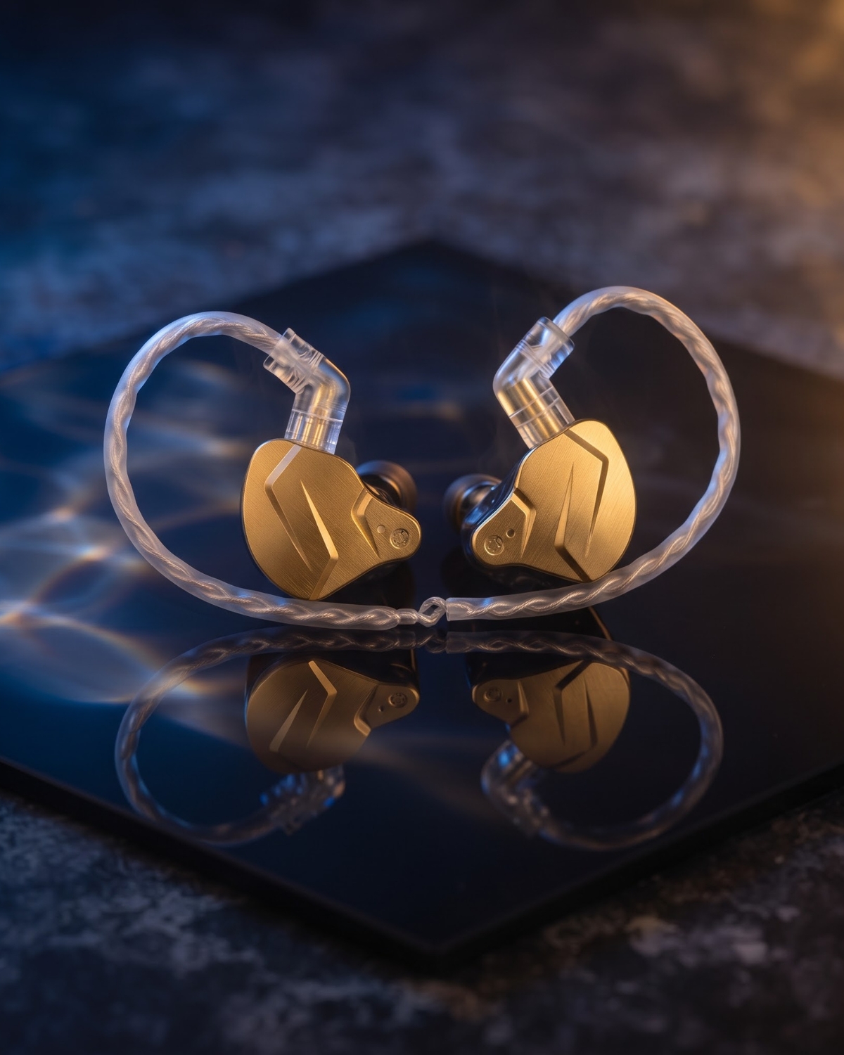 KZ ZSN Pro X Golden Hybrid In ear monitors