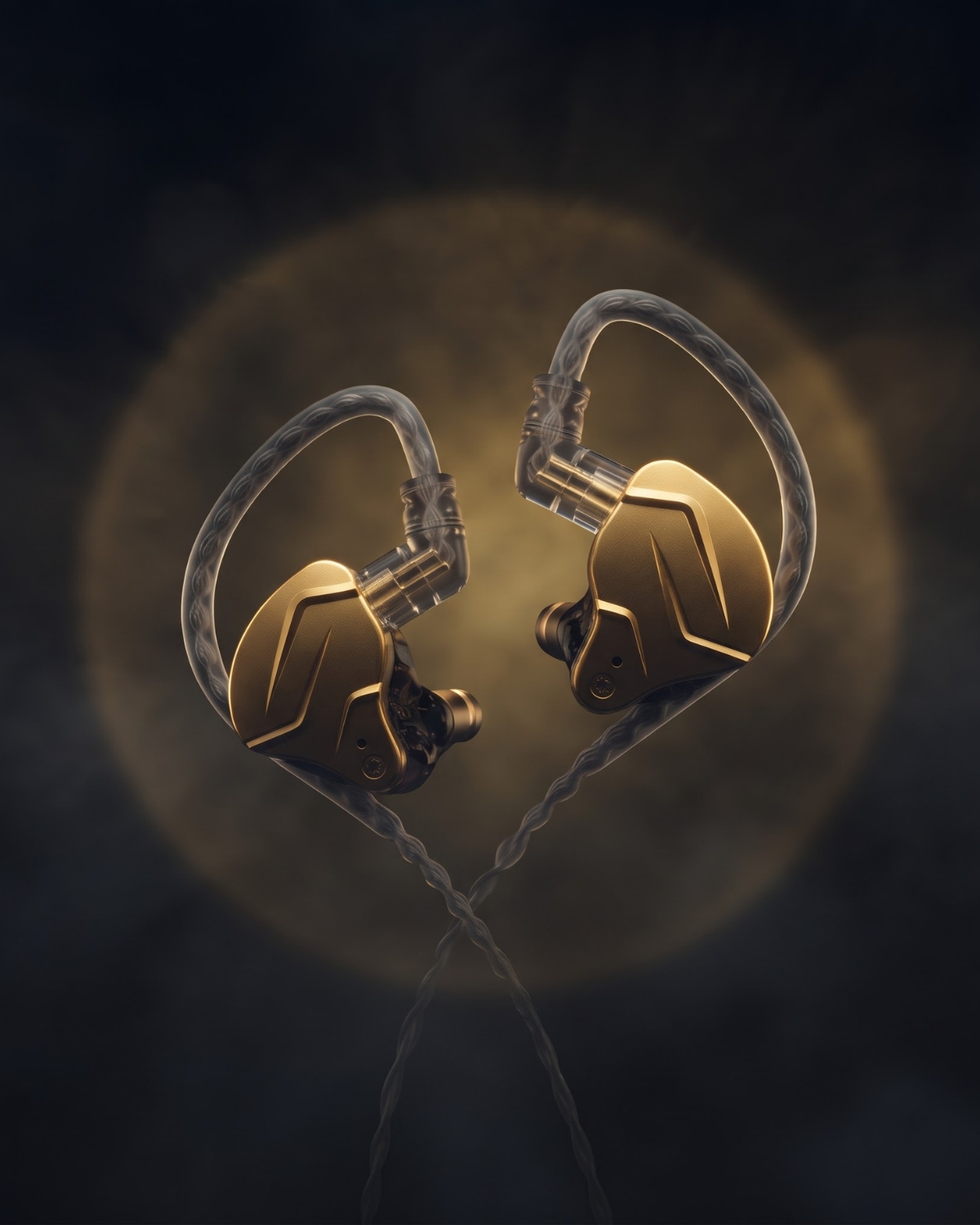 KZ ZSN Pro X Golden Hybrid In ear monitors