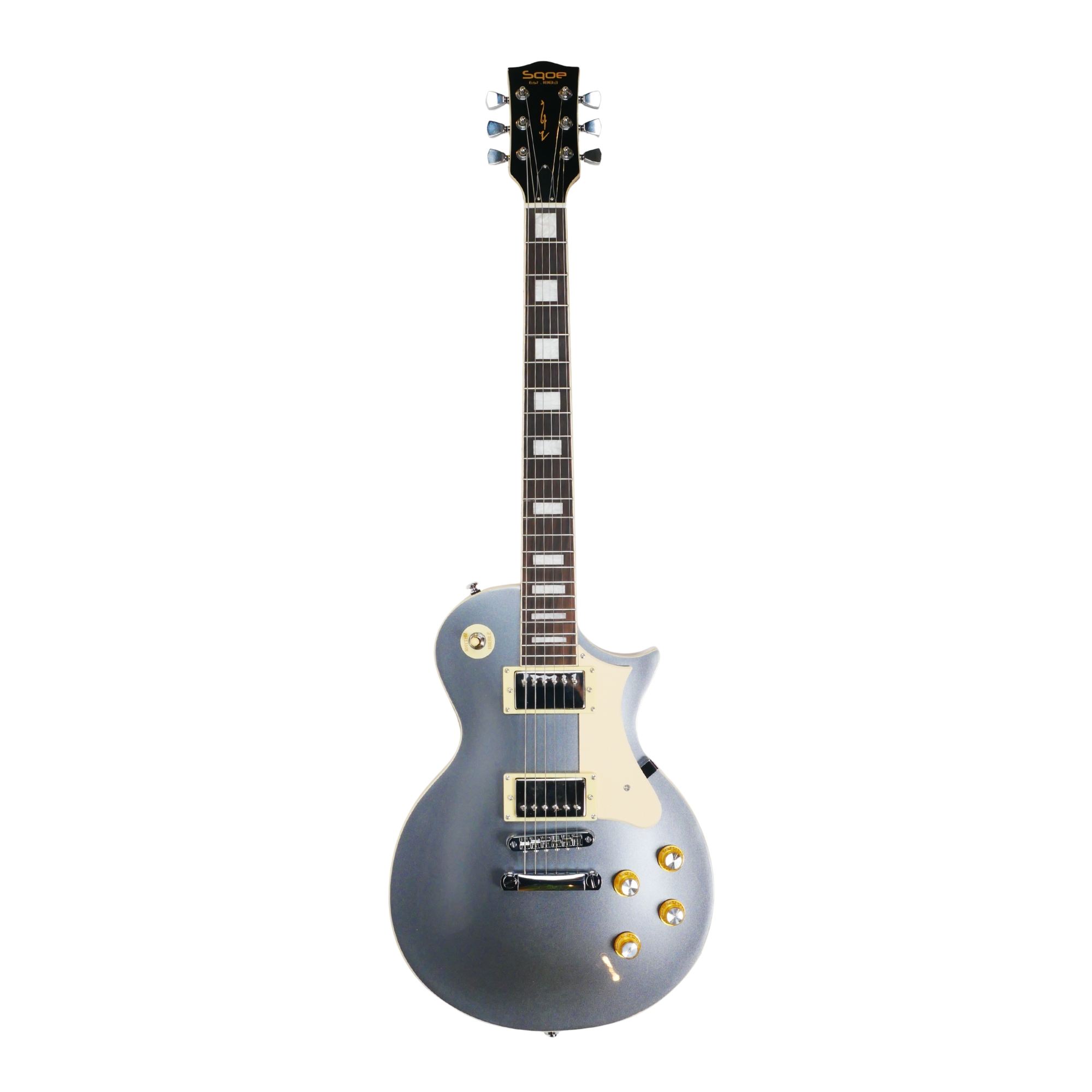 SQOE SELP110 Electric guitar Starlight silver Les Paul Style