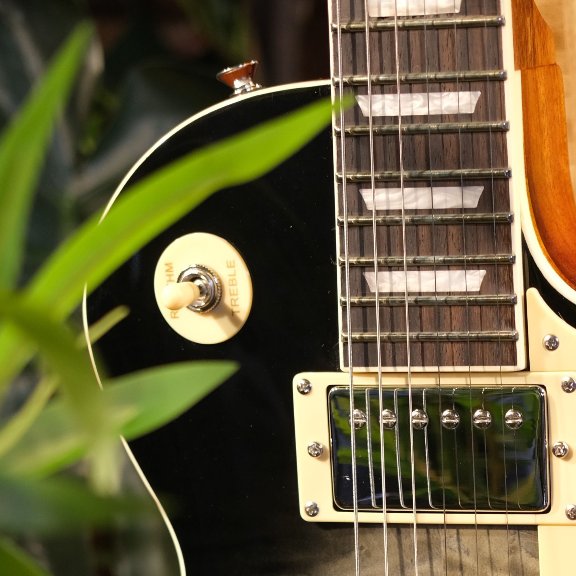 SQOE SELP900 Charcoal Blackburst Les Paul Electric Guitar with Hardcase