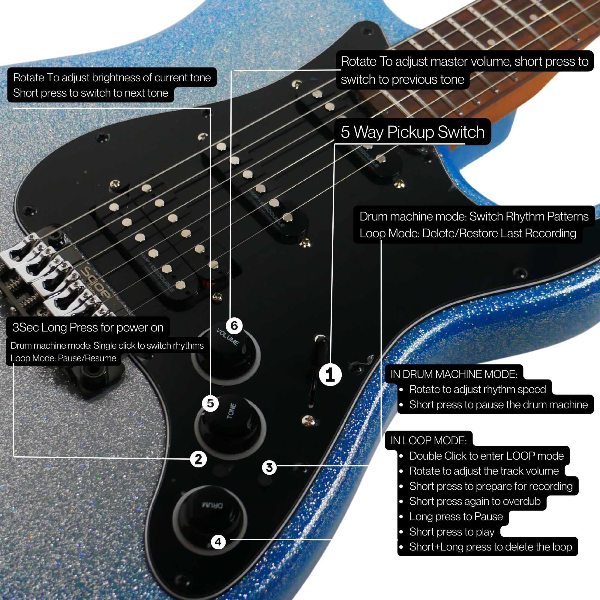 SQOE SEST880 SMART ELECTRIC HSS FREEZING BLUE