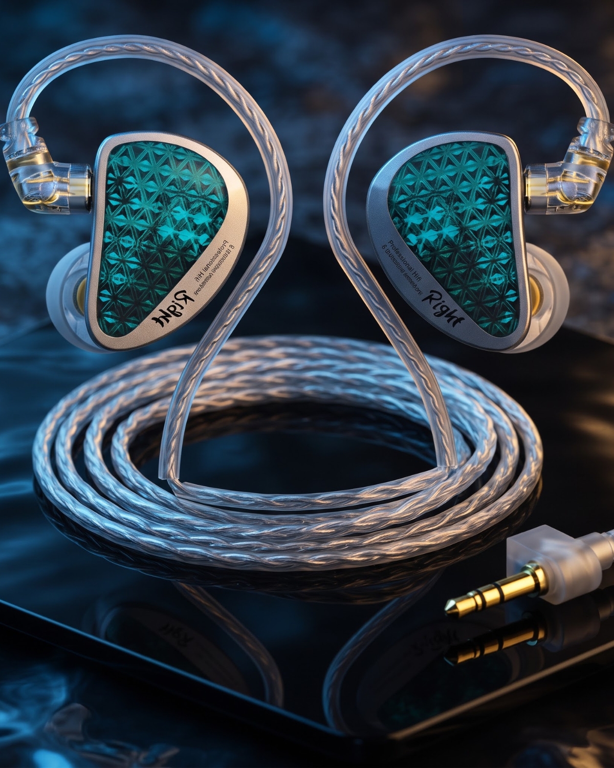 KZ AS16 Pro Cyan All-BA In Ear Monitor 16 Drivers