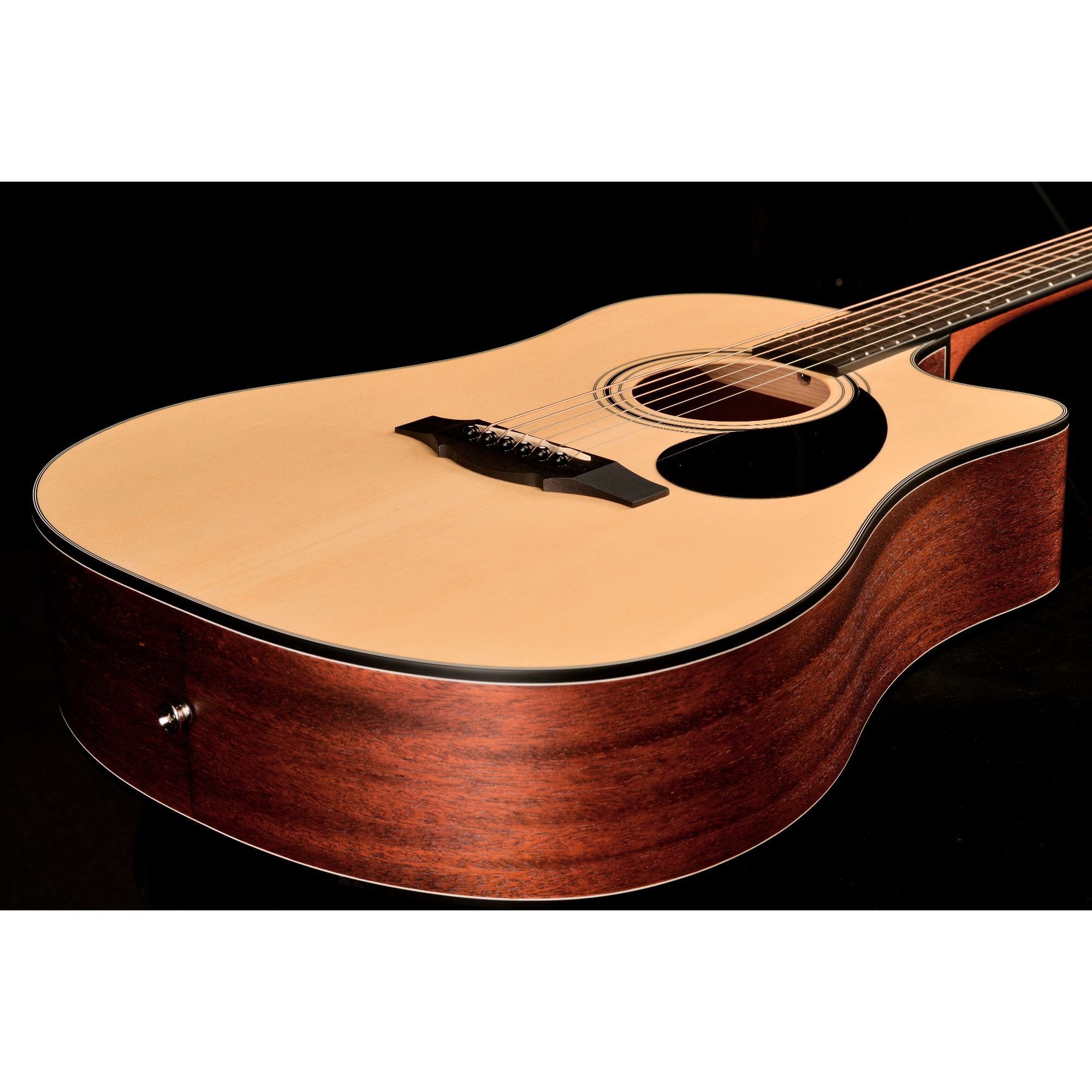KEPMA EDC-E Semi- Acoustic Guitar - Natural Matt