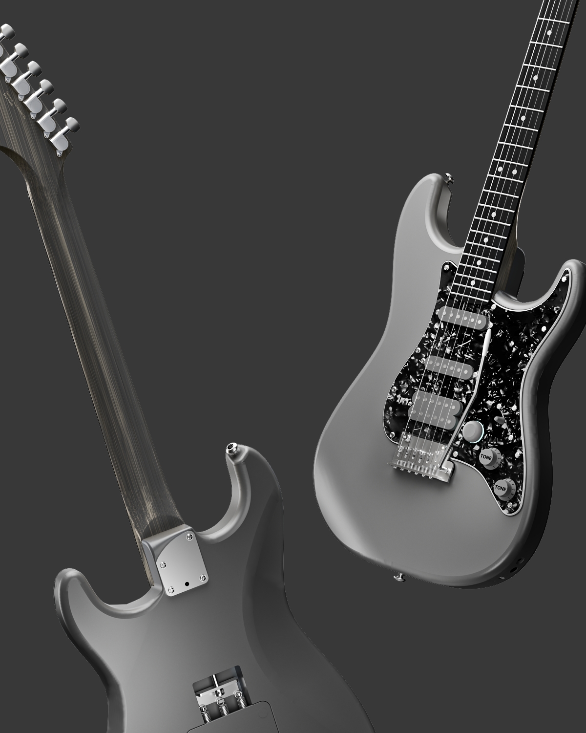 Enya Xmari Smart Electric Guitar - Grey