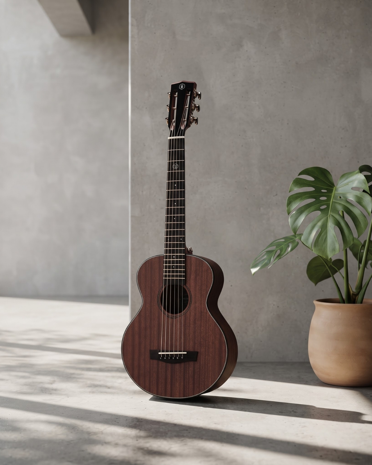 Hex Guitars BB120S G Super Mini Travel Guitar