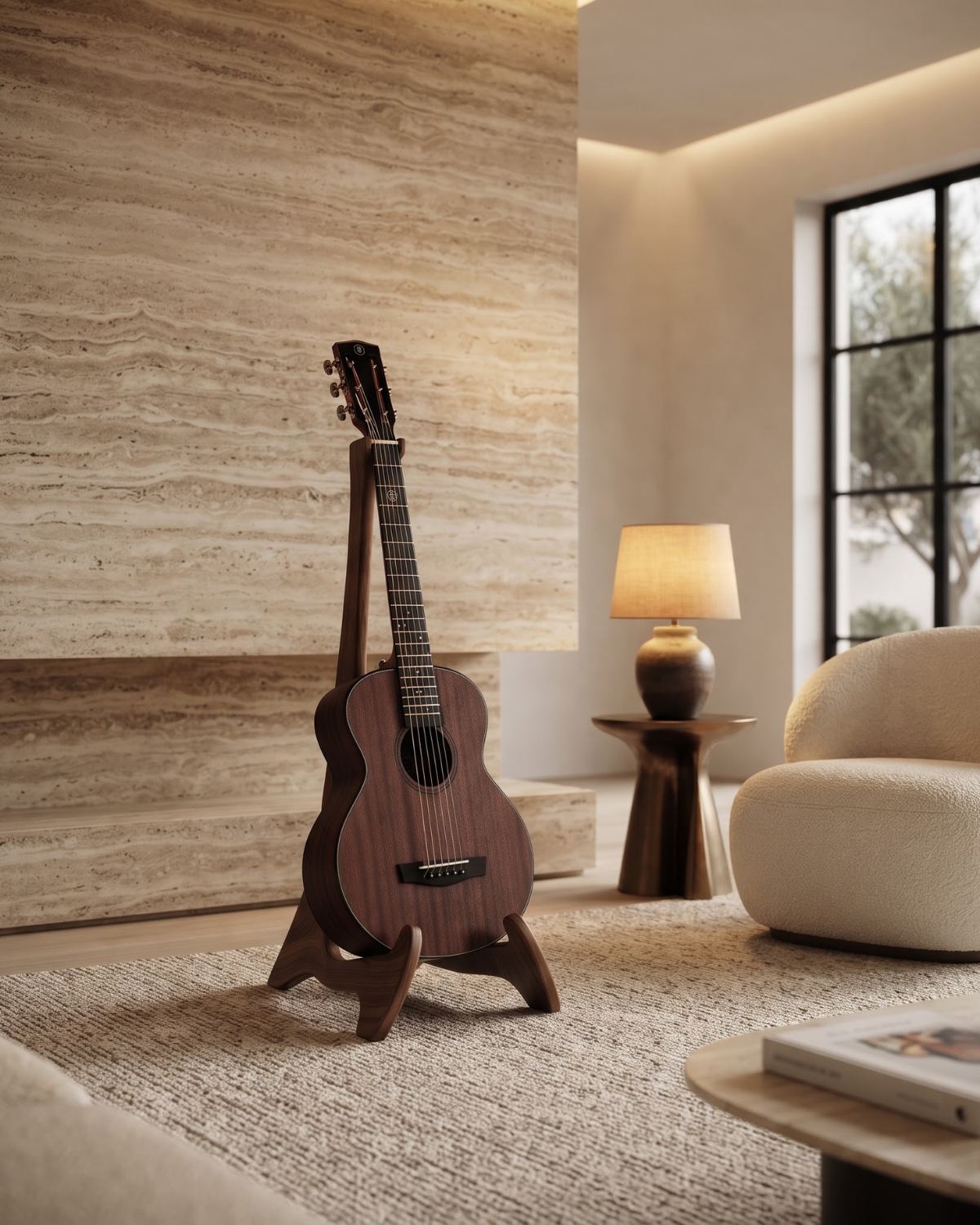 Hex Guitars BB120S G Super Mini Travel Guitar