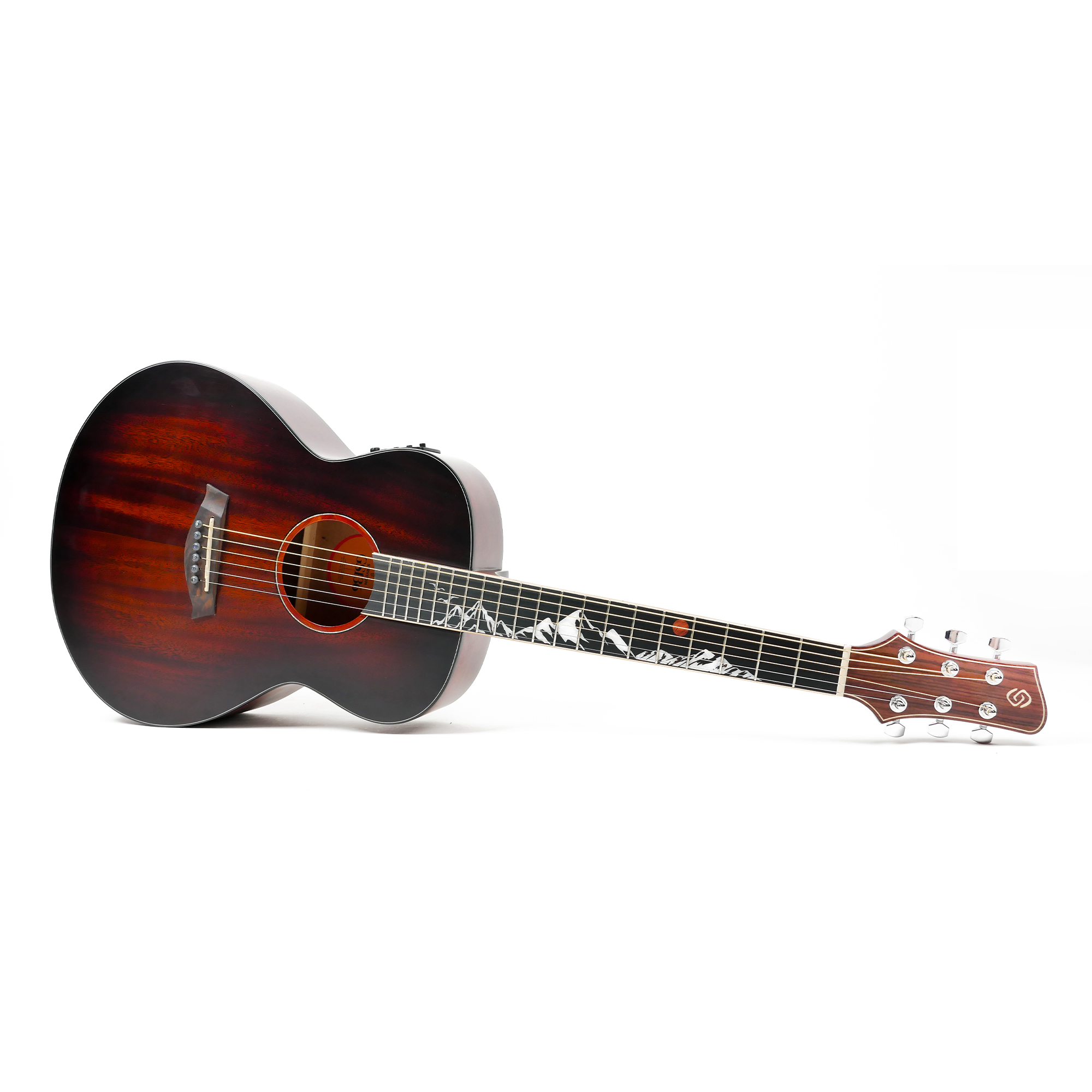 Strydom GS136E Semi-acoustic guitar Wild Honey all Mahogany