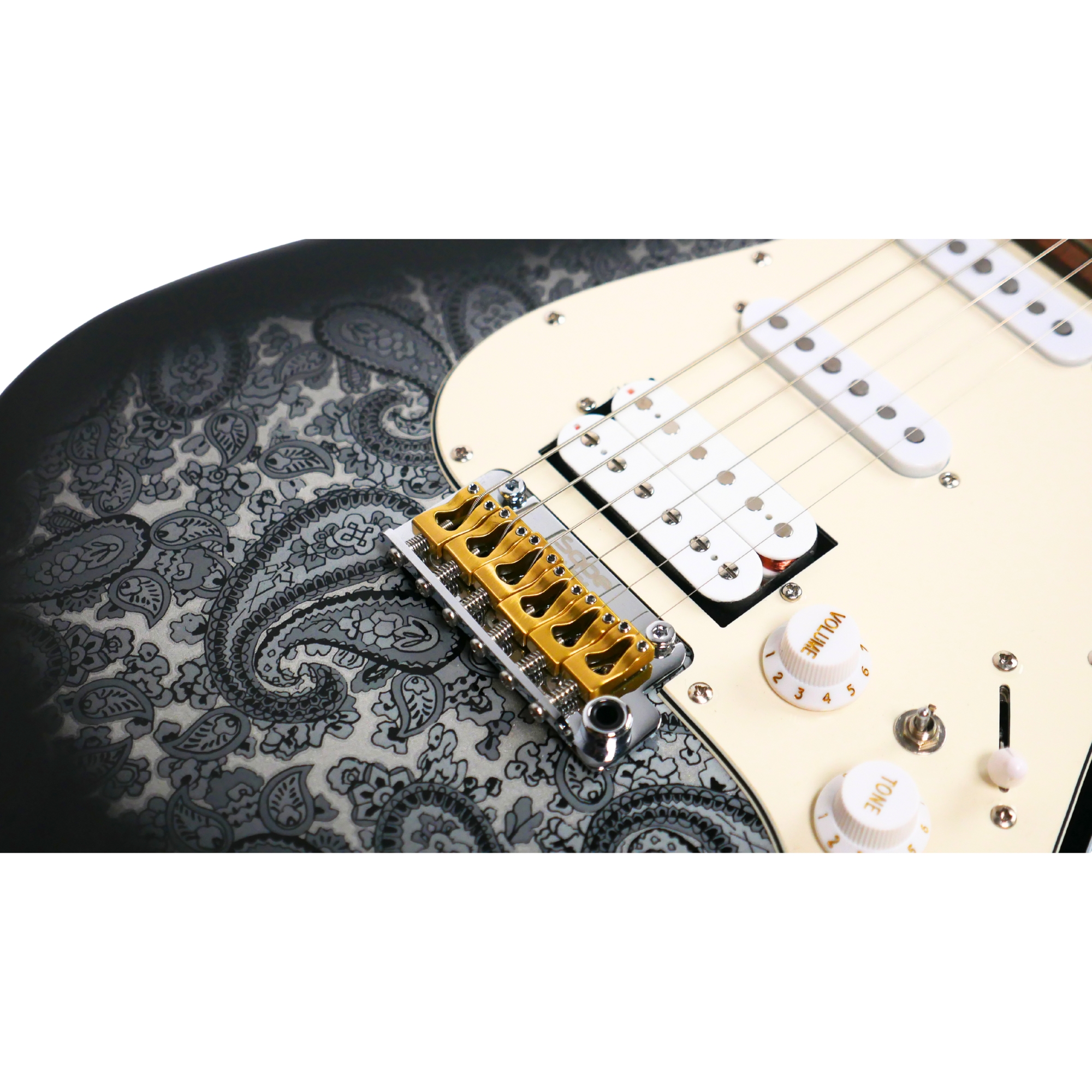 SQOE SEST1100 HSS - PAISLEY BLACK HARDCASE WITH KIT