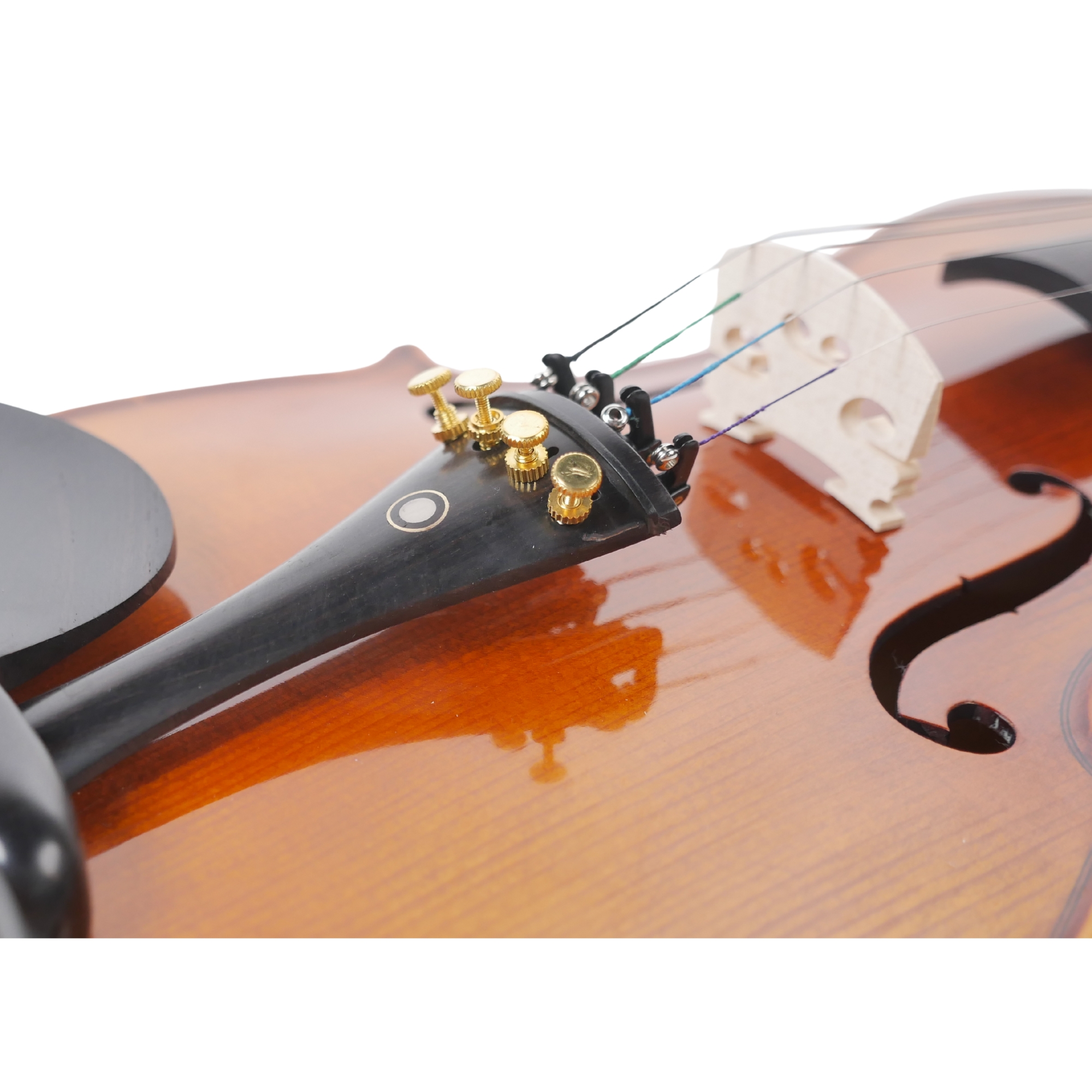 PR VNF101E Master Series Violin Vintage Sienna Gloss Solid Spruce Flame Maple