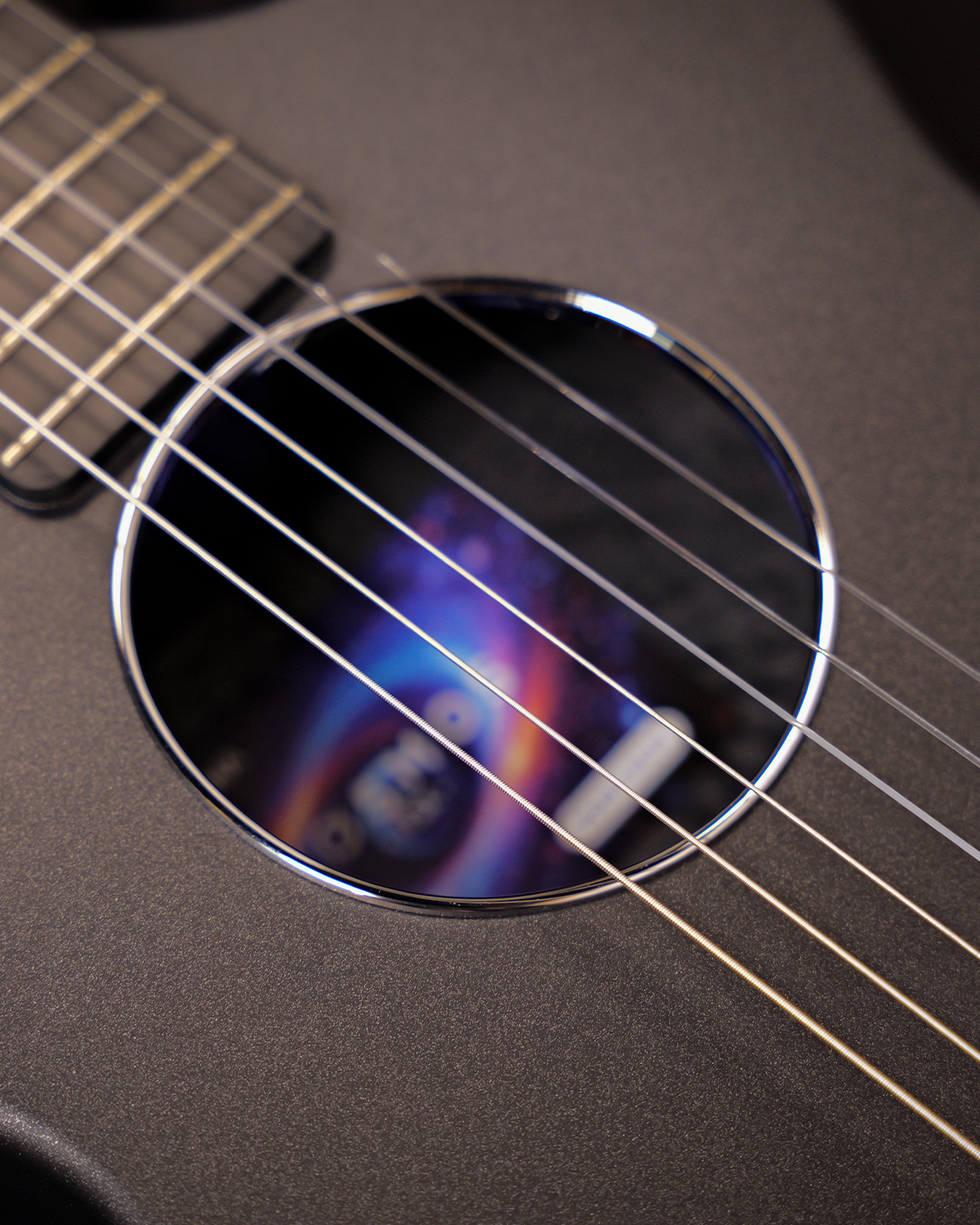 Natasha Cosmos NSX Carbon Fibre Classical Guitar with Smart Pickup Cosmic black