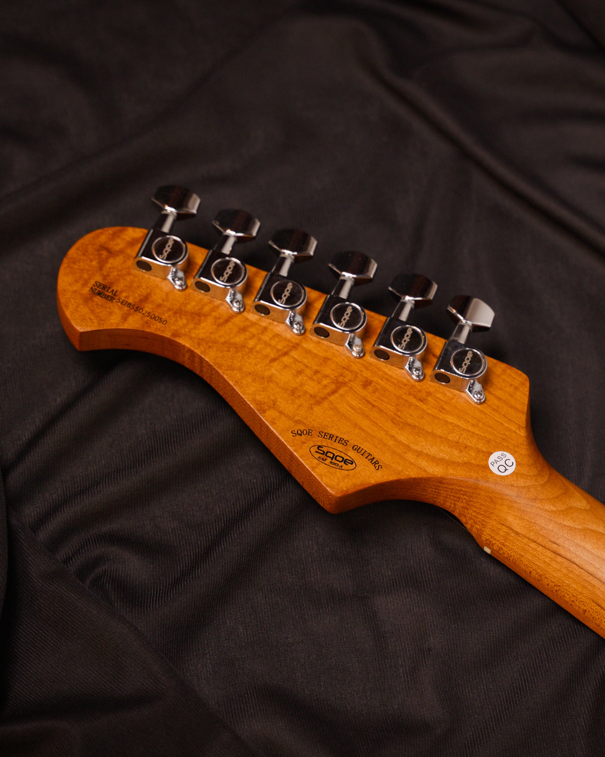 SQOE SETL550 Cherry Red Tele-Style Guitar