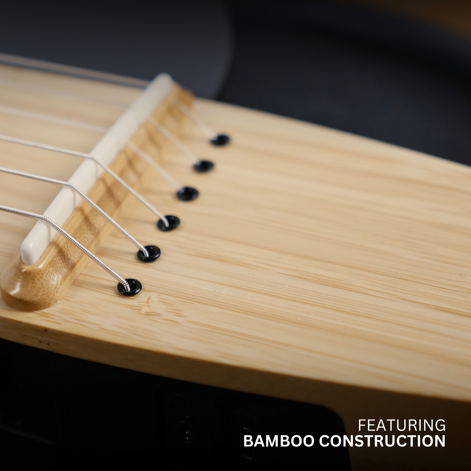 Natasha NBSG Nylon Silent Smart Guitar Bamboo