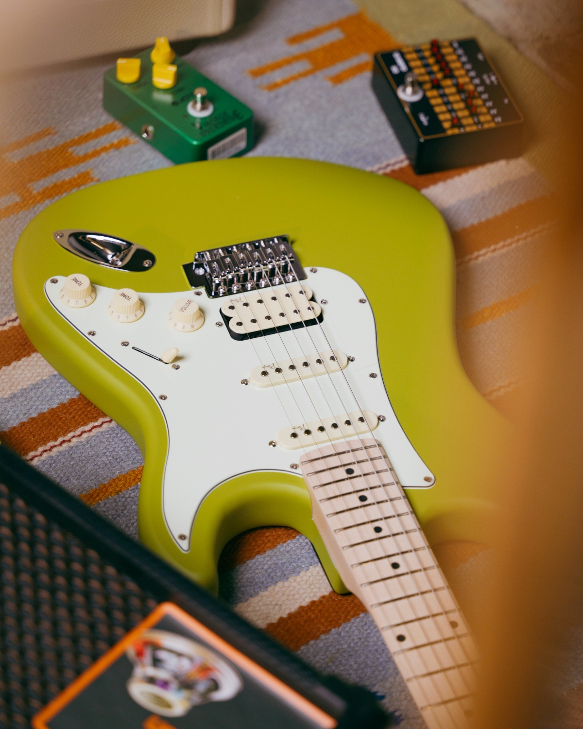 Strydom ST20M Laser Lime Electric Guitar HSS