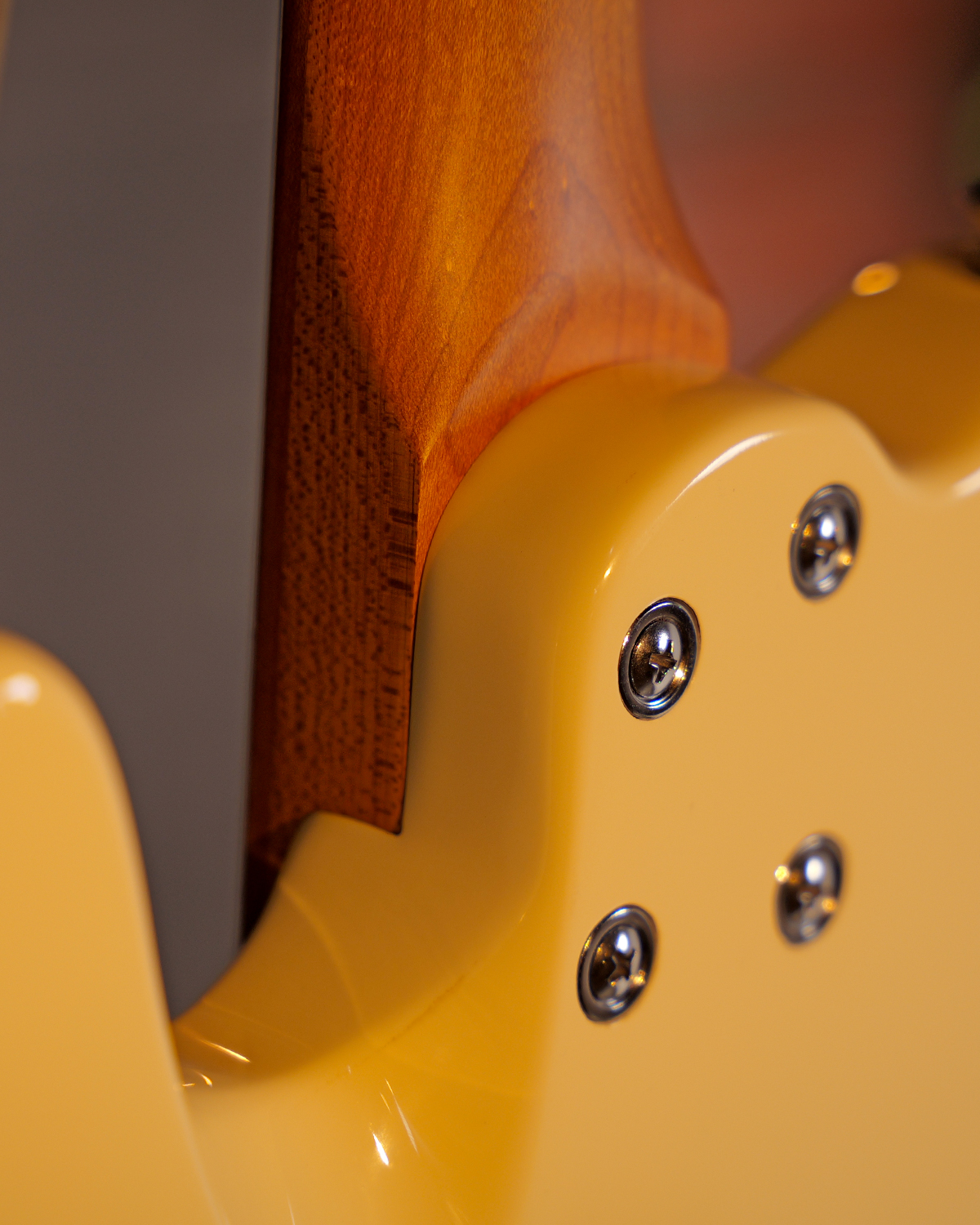 SQOE SETL550 Ivory Whisper White Tele-Style Guitar