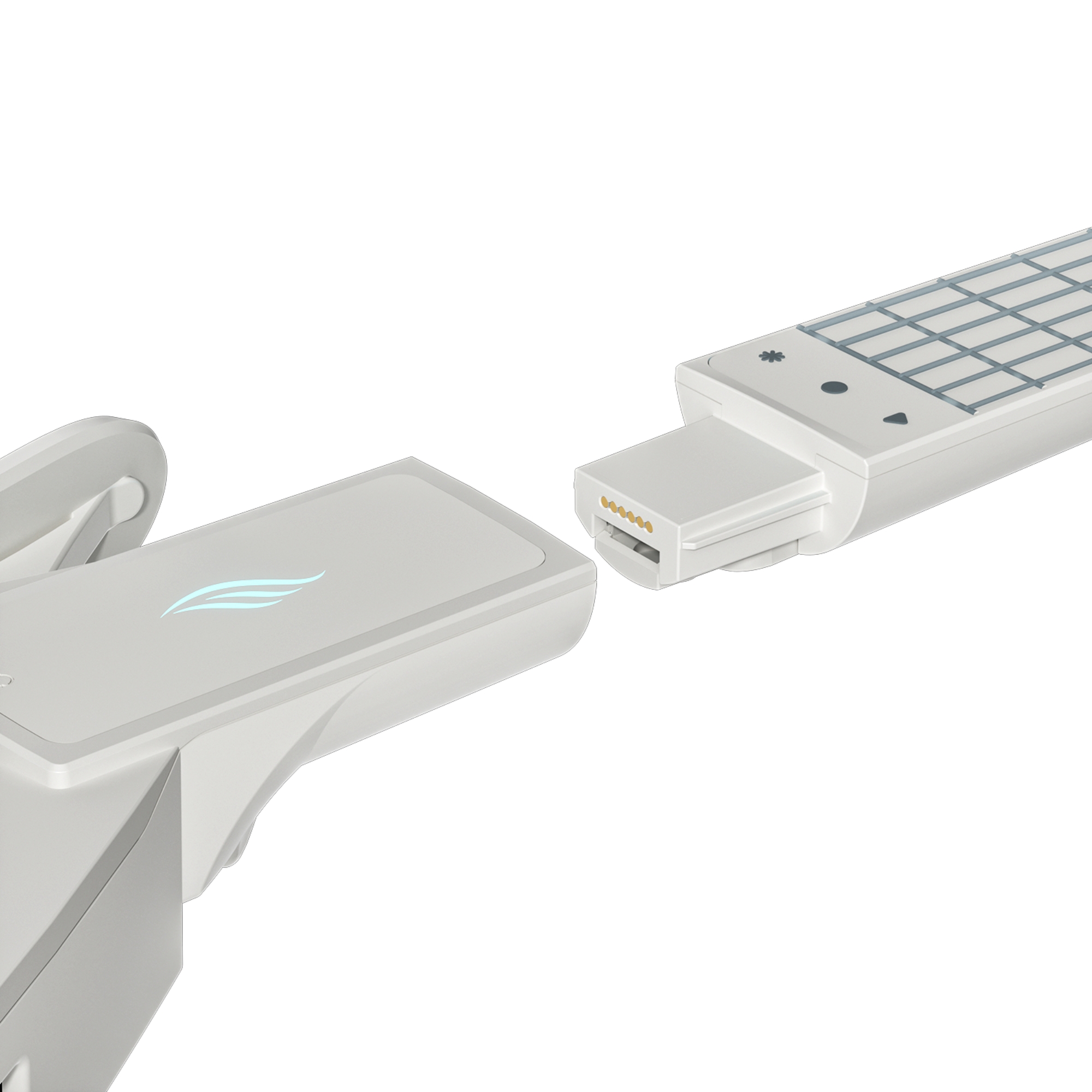 Enya CYBER-G Pick model Stringless Smart Guitar Foldable Travel Backing Guitar Built-in Drum Machine Bassline 20 instrument Sounds for One-Man Band App Interactive Chord Sheets For Adults Teens White