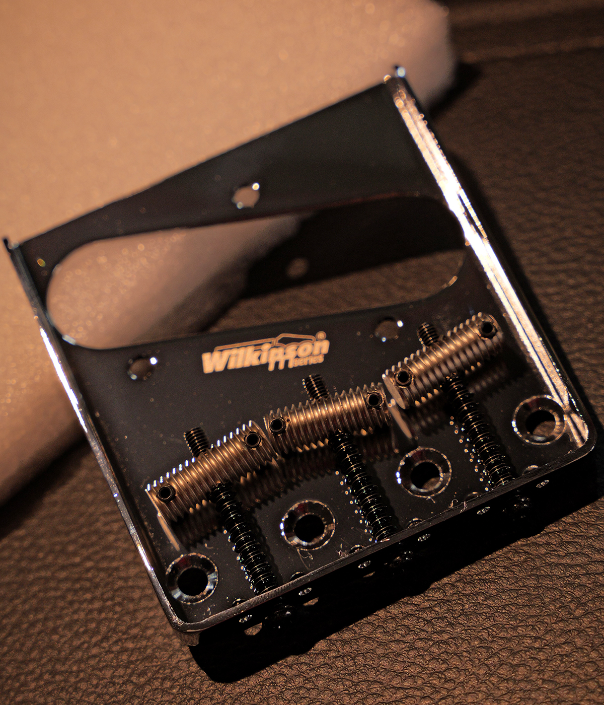 Wilkinson WOT01T Tele 3-Saddle Bridge Chrome