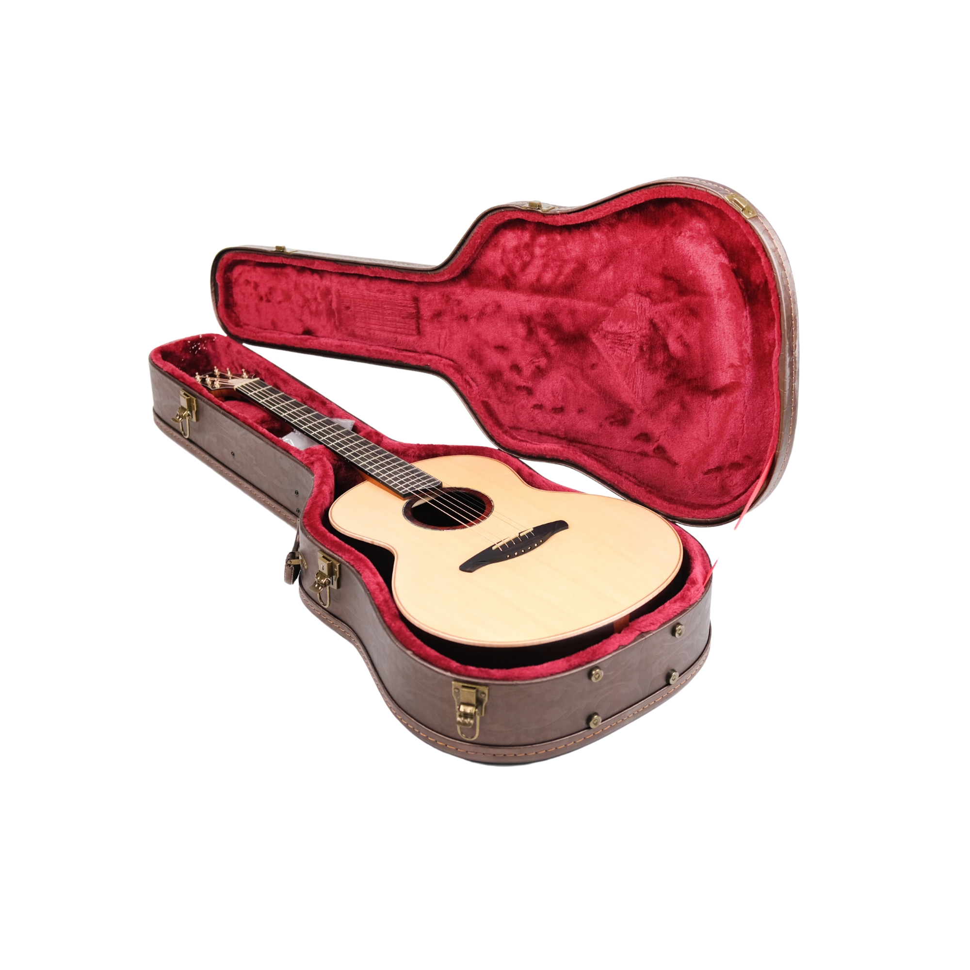 Hsienmo F shape custom 3A Spruce 3A wild east indian rosewood acoustic guitar