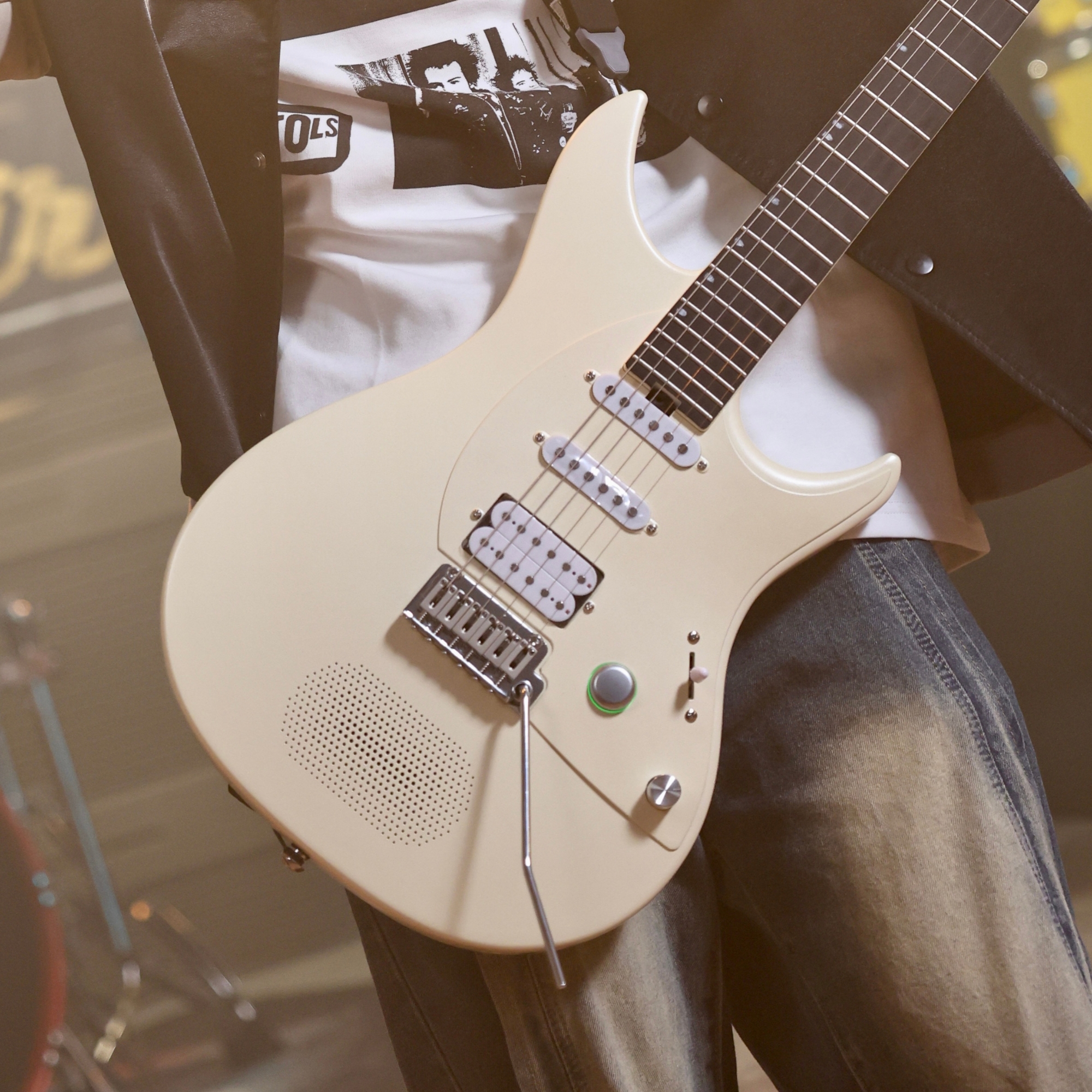 Enya Nova Inspire series Ivory smart electric guitar exclusive thickened bag Type-C charging cable