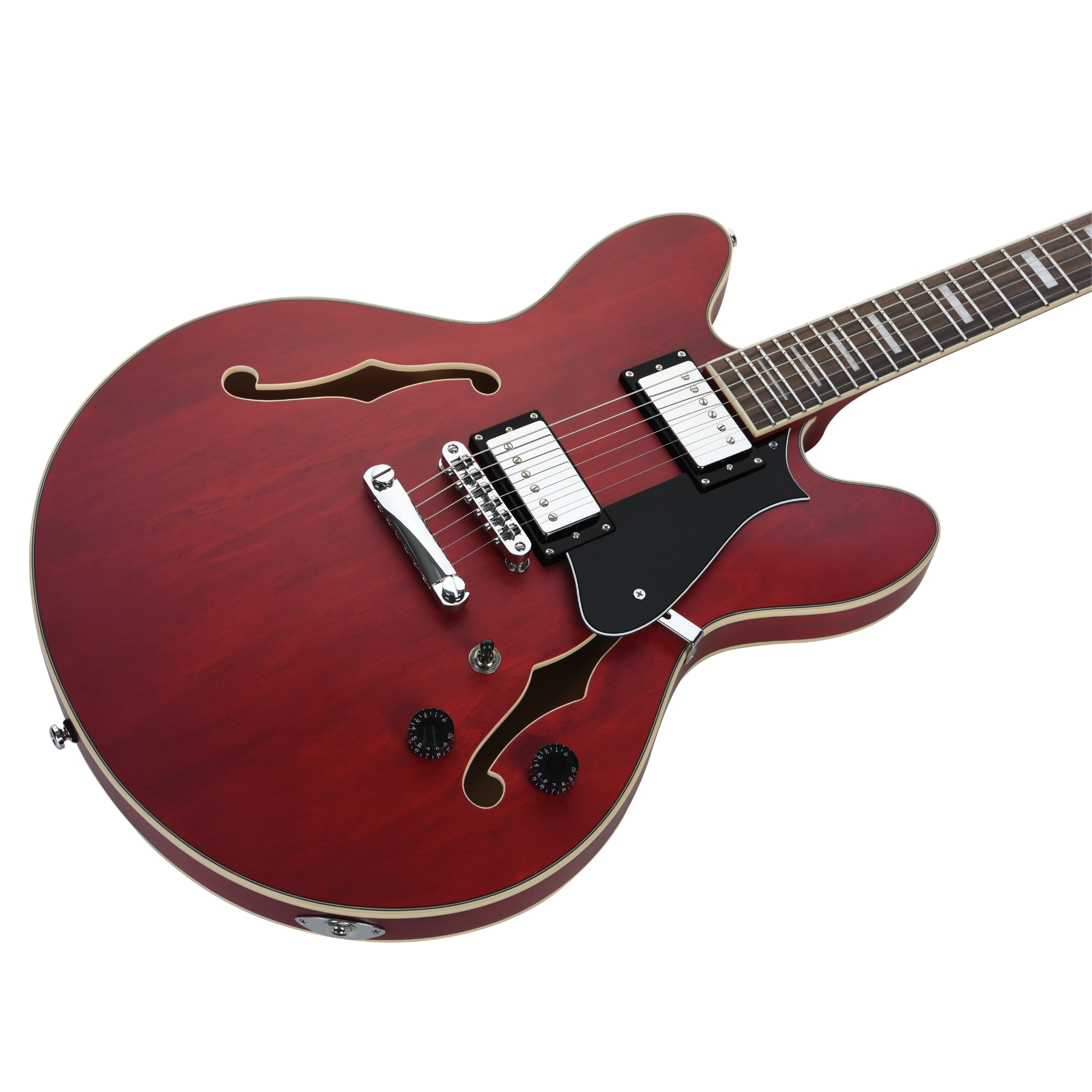 HEX Q300S TRD - SEMI HOLLOW Q SERIES - TRANSPARENT RED