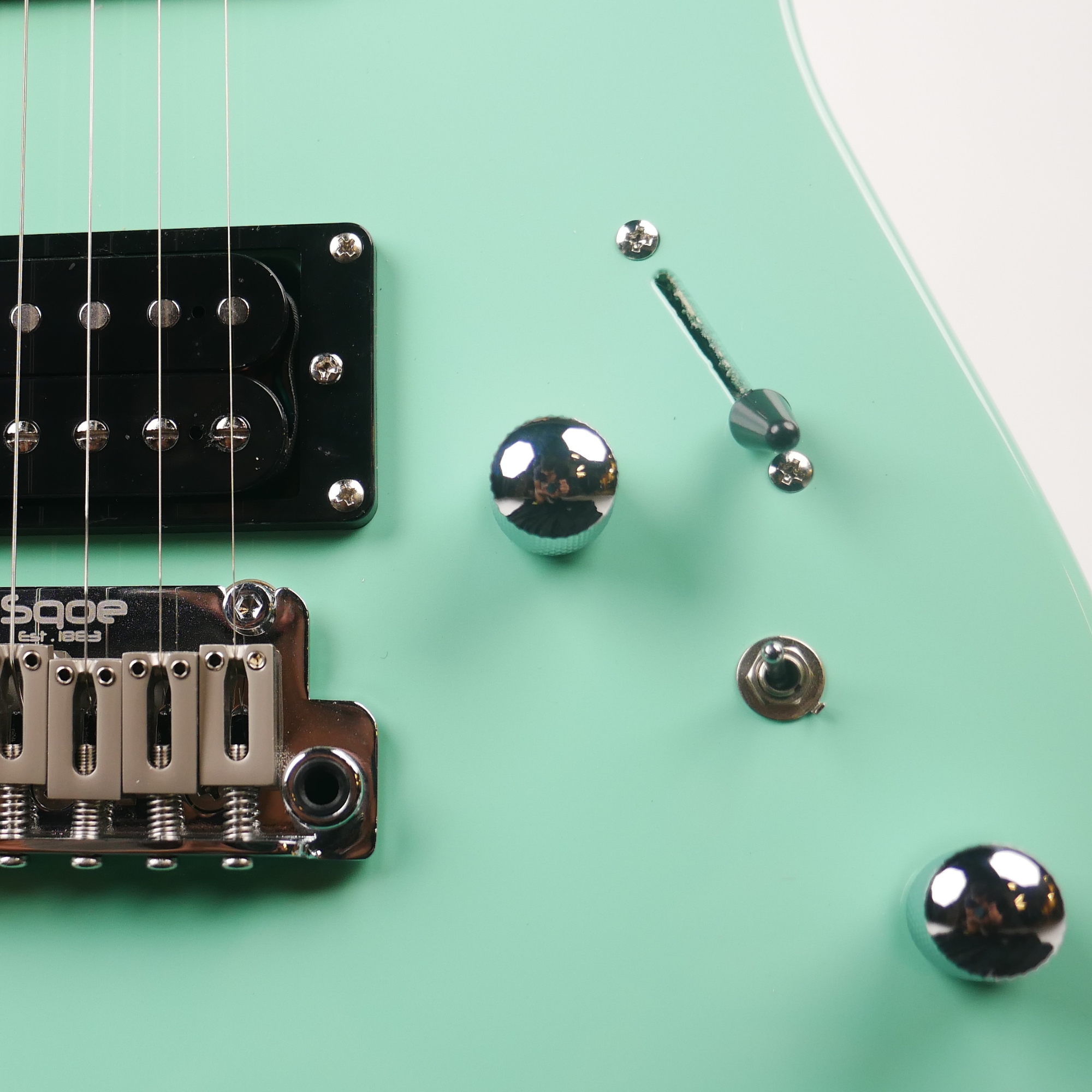 SQOE SEIB450 Mint Green HH Super Strat series
