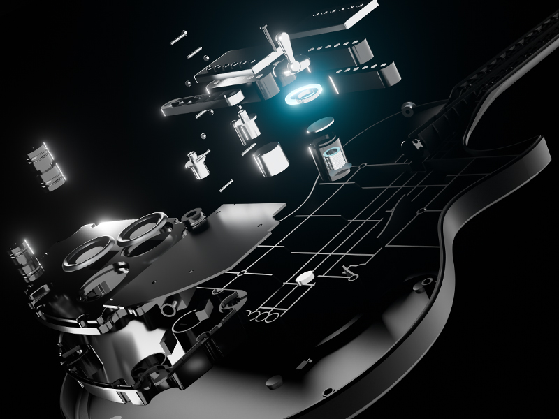 Enya Nova GO Sonic smart electric guitar JT exclusive thickened bag Type-C charging cable