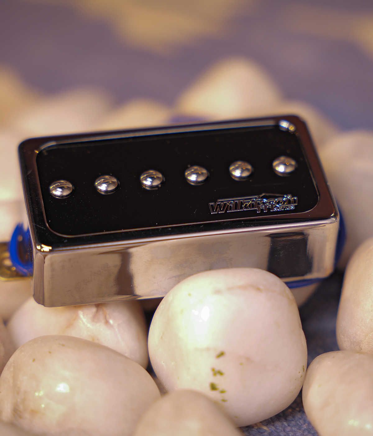 Wilkinson WOPSb P90 in Humbucker Bridge Pickup Chrome M-Series