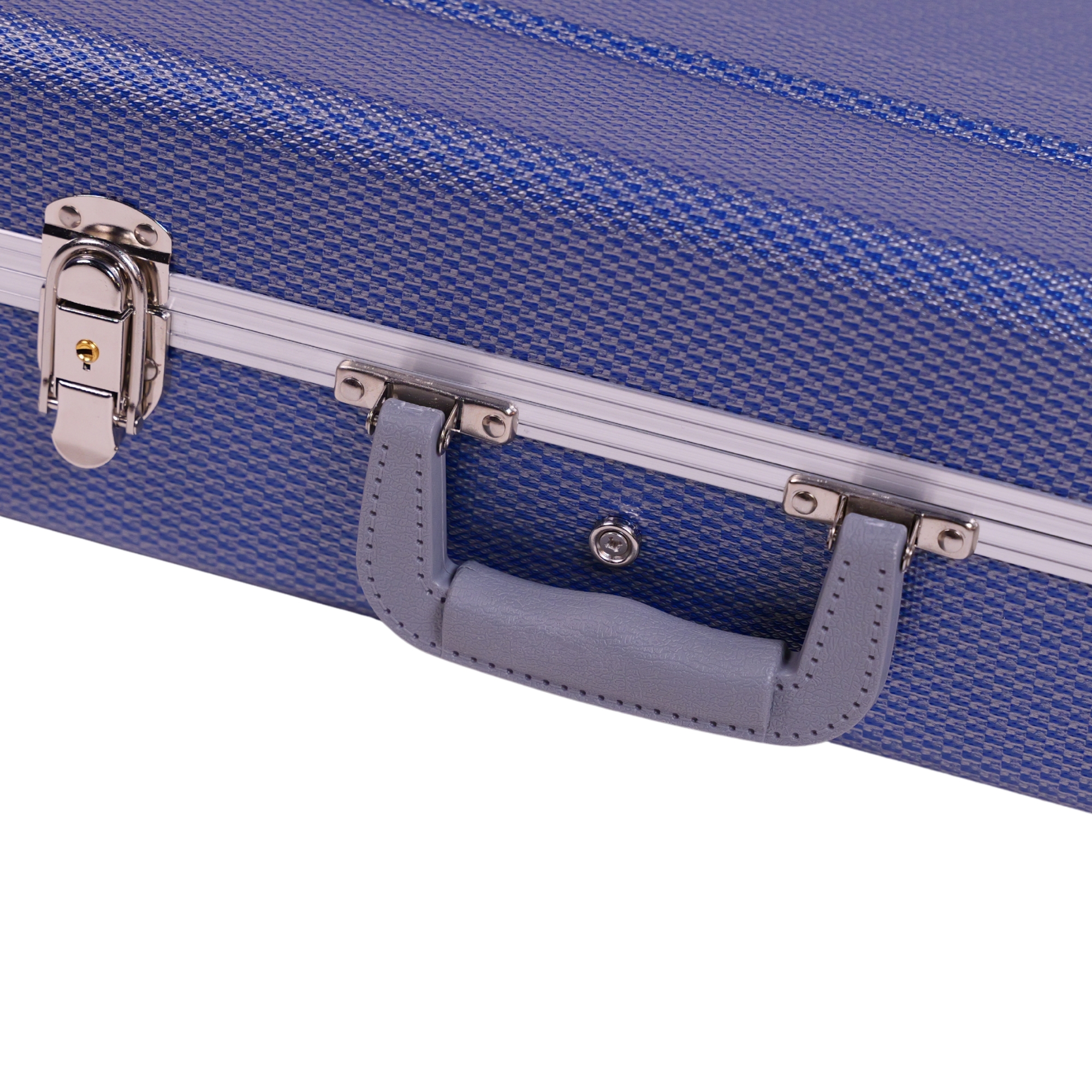 Sqoe ABS Aviation Shock-Absorbing Bass Guitar Case BC500 blue