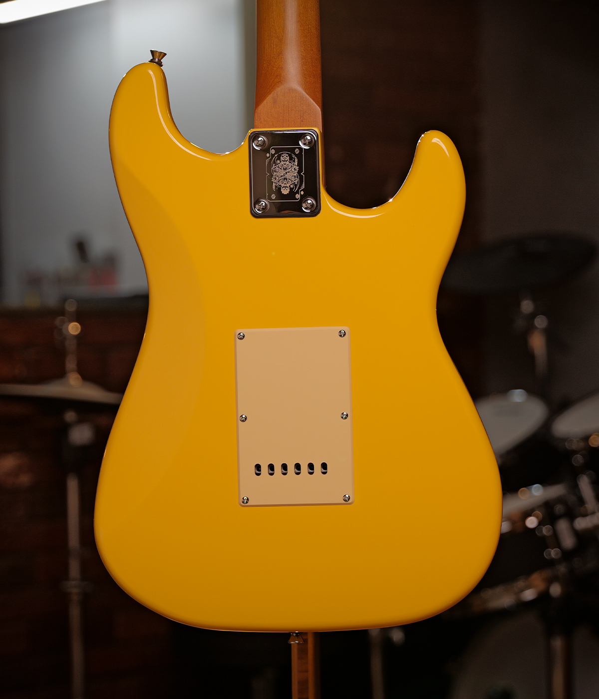 Strydom ST30M Left handed Pastel Yellow HSS Mini Humbucker