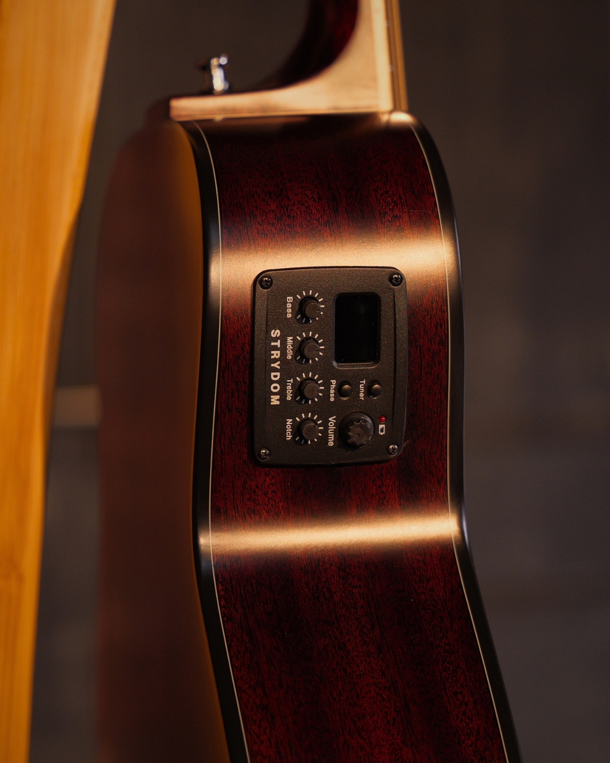 Strydom GS136E Semi-acoustic guitar Natural all Mahogany