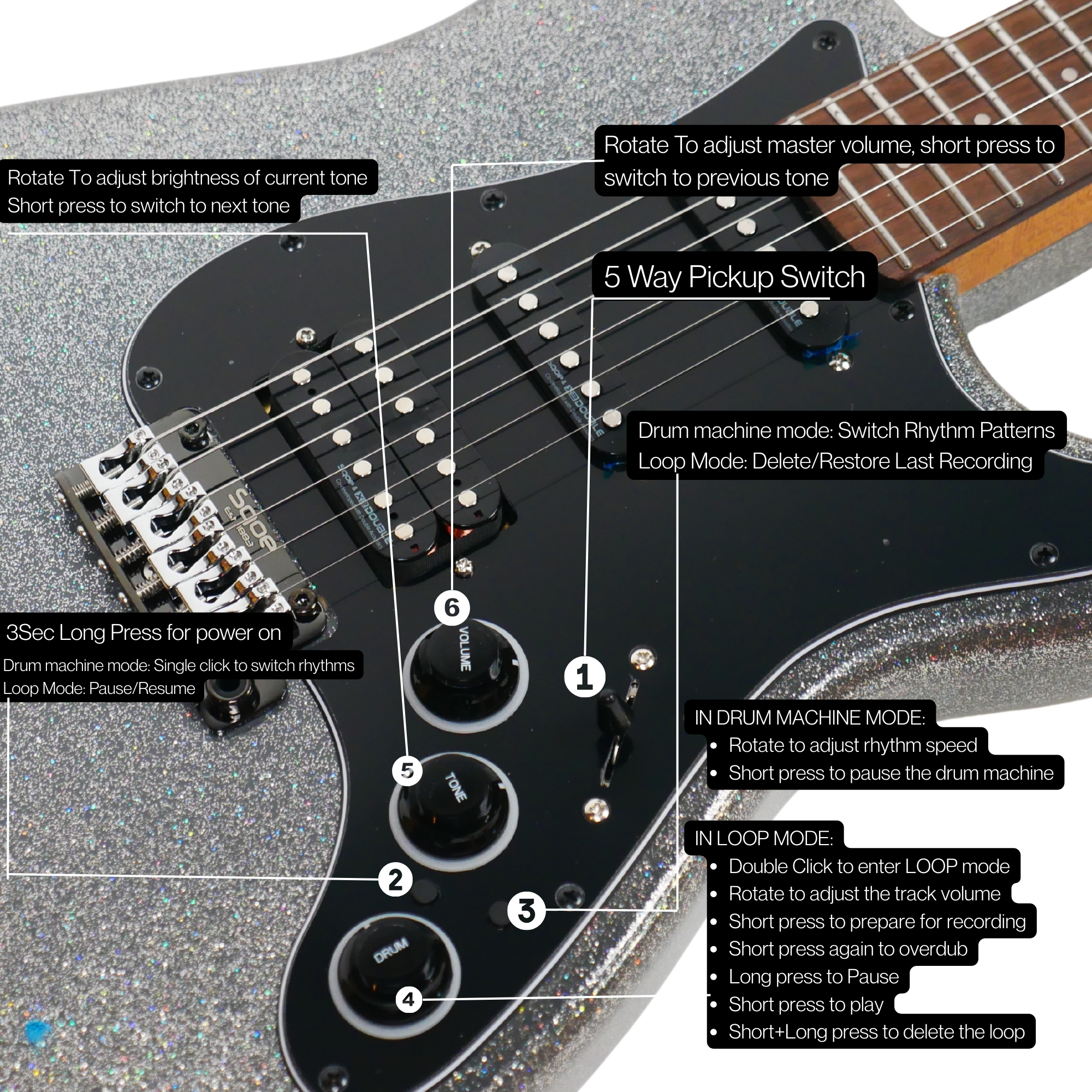 SQOE SEST880 SMART ELECTRIC HSS ICE SILVER