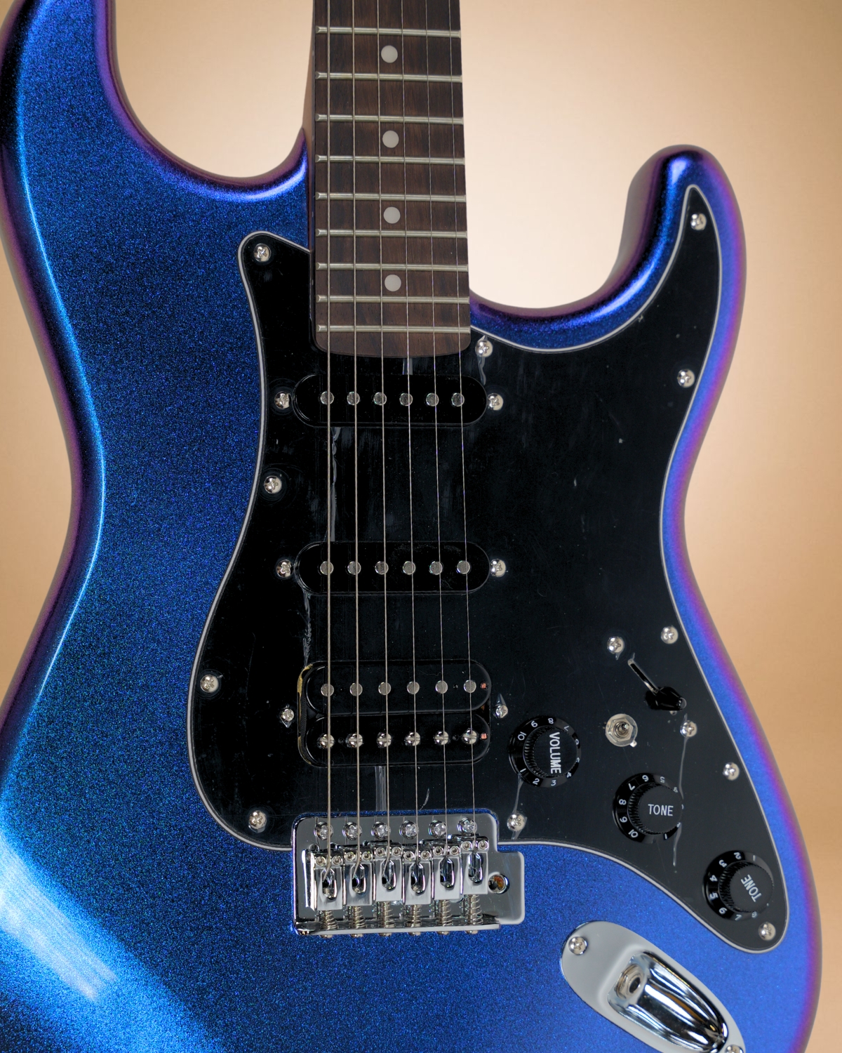 SQOE SEST610 HSS Electric Guitar - Chameleon