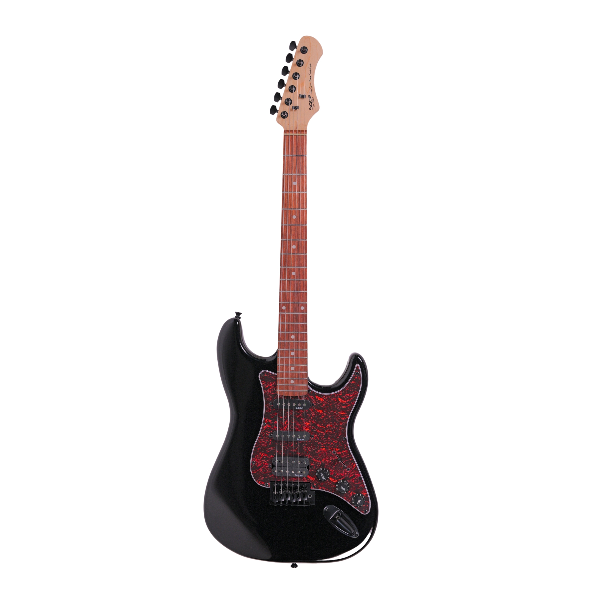 SQOE SEST230 Black Hss Electric guitar