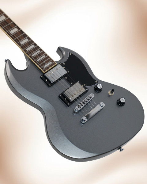 Solid mahogany body and set-in neck on the SQOE SESG450