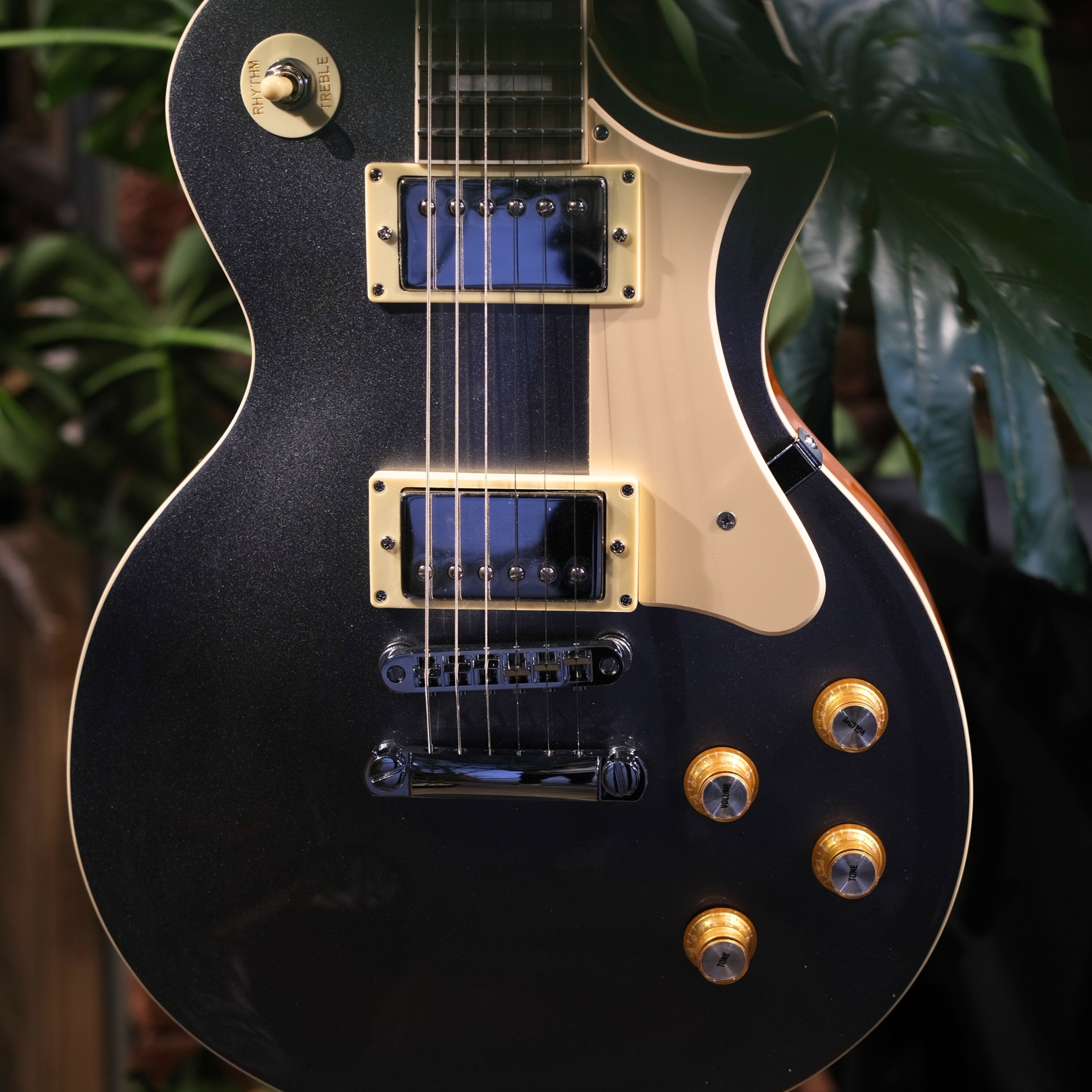 SQOE SELP110 Electric guitar Starlight silver Les Paul Style