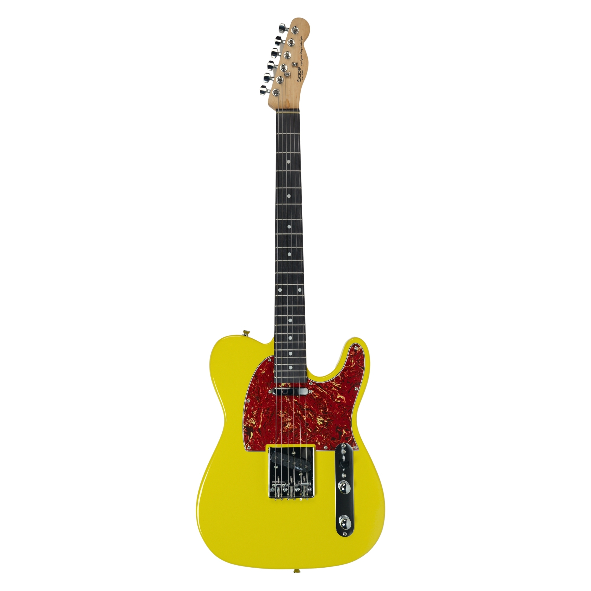SQOE SETL300 - Tele Electric guitar - Cream yellow