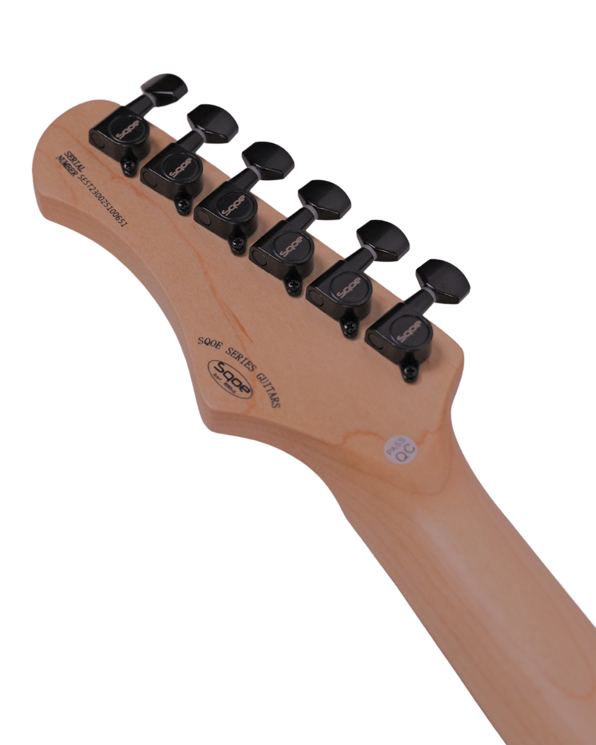 SQOE SEST230 Black Hss Electric guitar