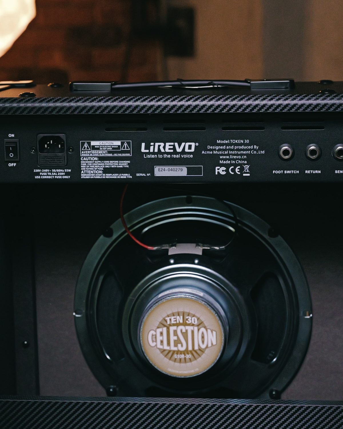 LiREVO Token 15- 15W electric amplifier with Celestion speakers