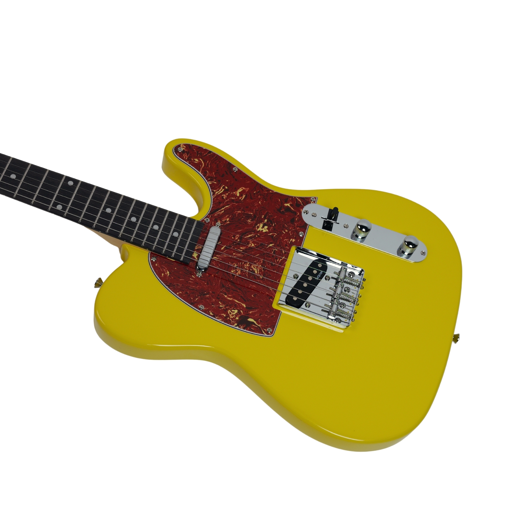SQOE SETL300 - Tele Electric guitar - Cream yellow