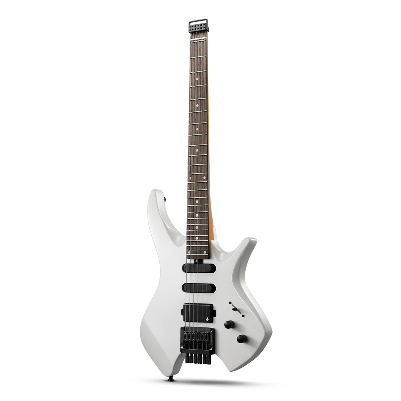 Donner HLX 500 Headless Electric Guitar White