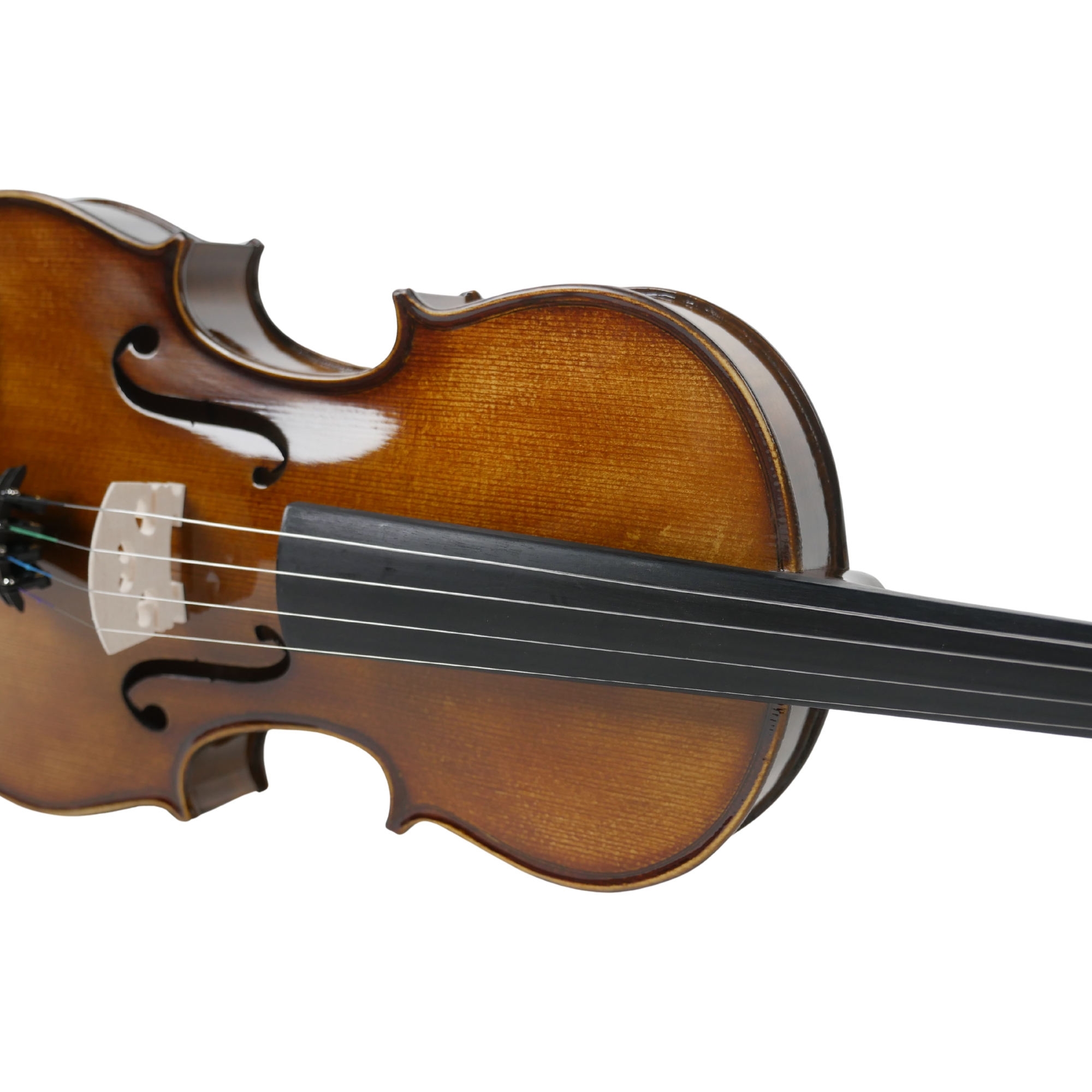 Procraft lumina Premium Handcrafted Violin Solid Spruce Maple Ebony Ember gloss