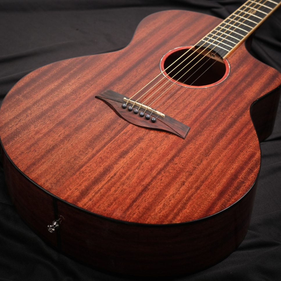 Strydom F140C auditorium all mahogany acoustic guitar natural gloss