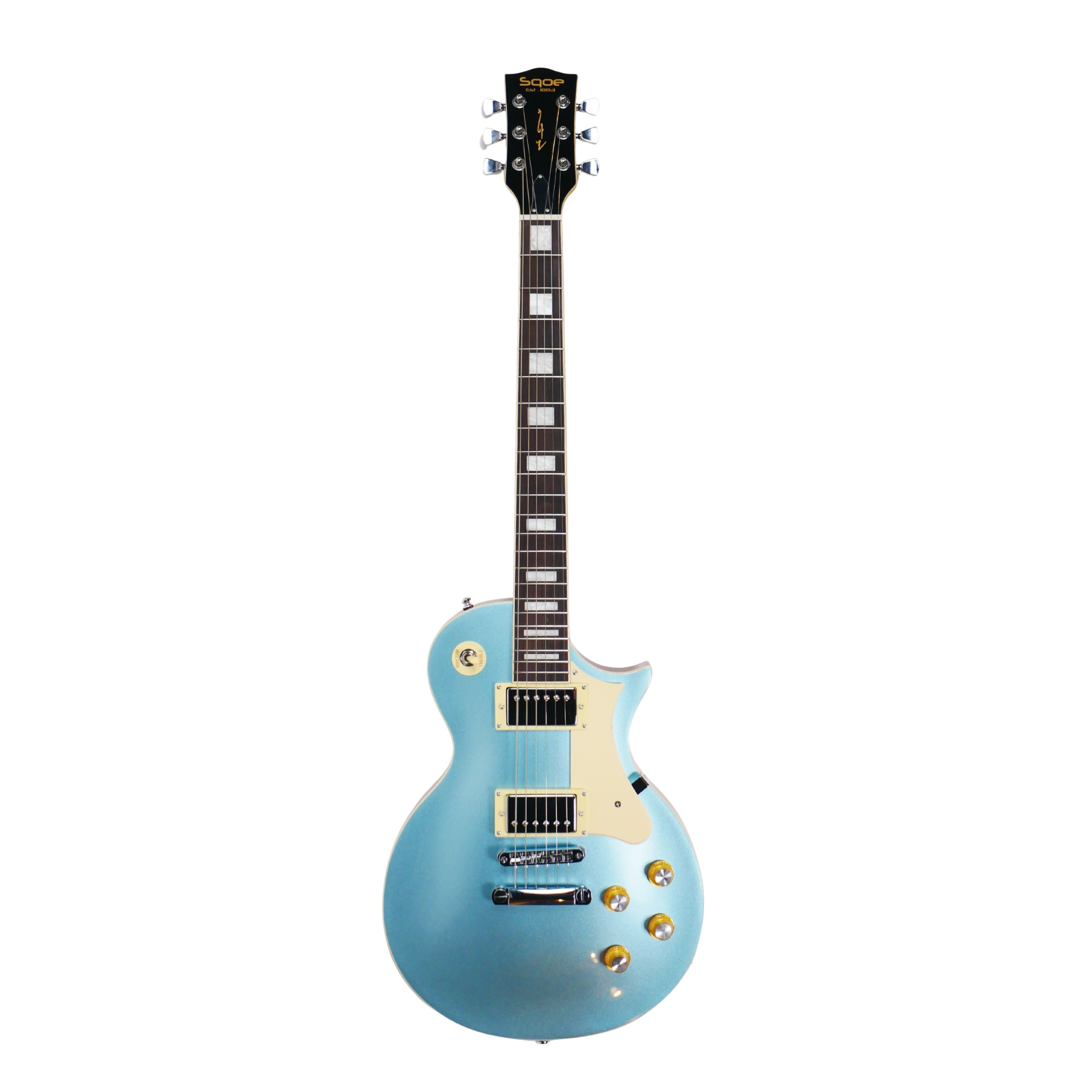 SQOE SELP110 Electric guitar Celestial blue Les Paul Style