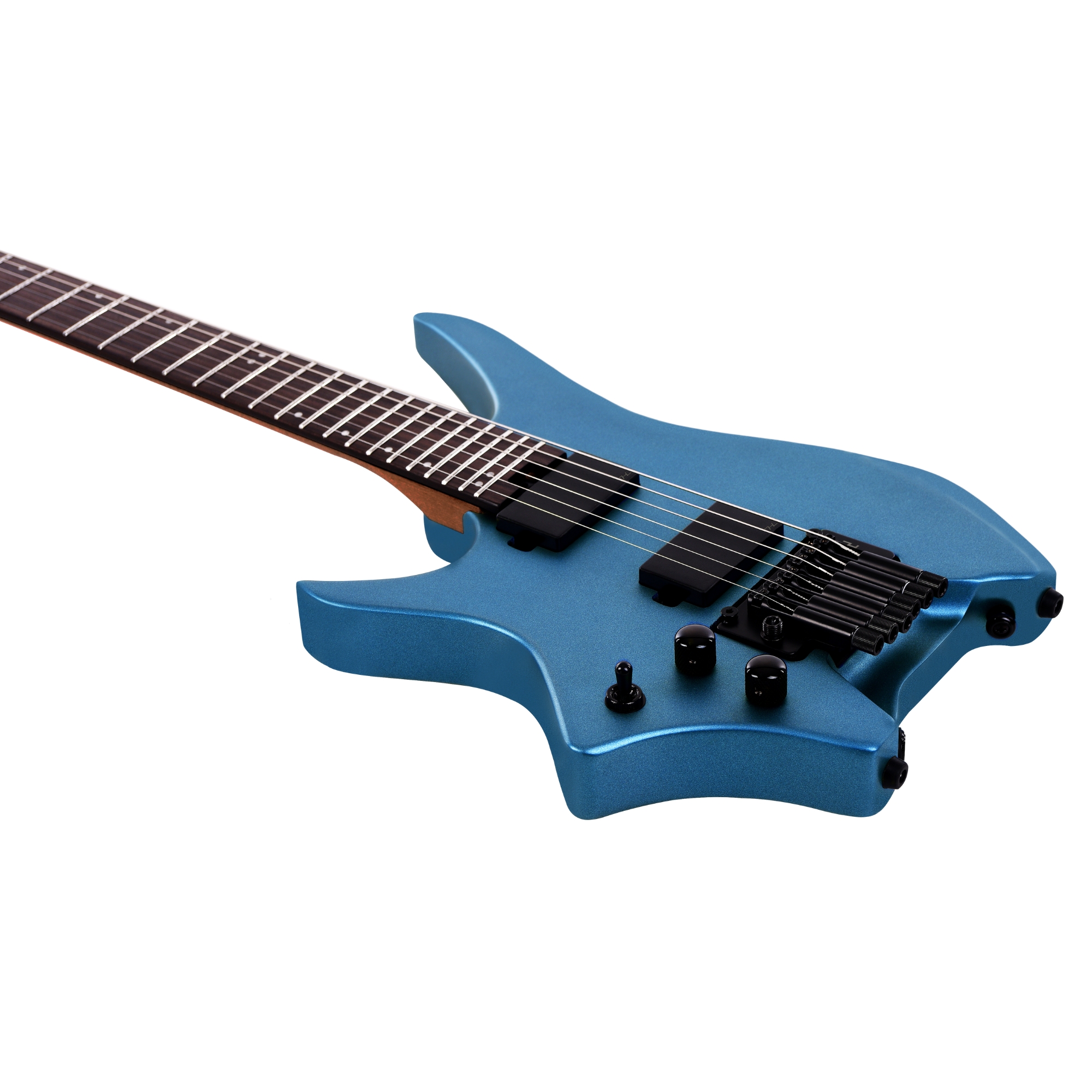 HEX N500L S LEFTY MEB METALLIC ELECTRIC BLUE NEXT SERIES - STAINLESS STEEL FRETS